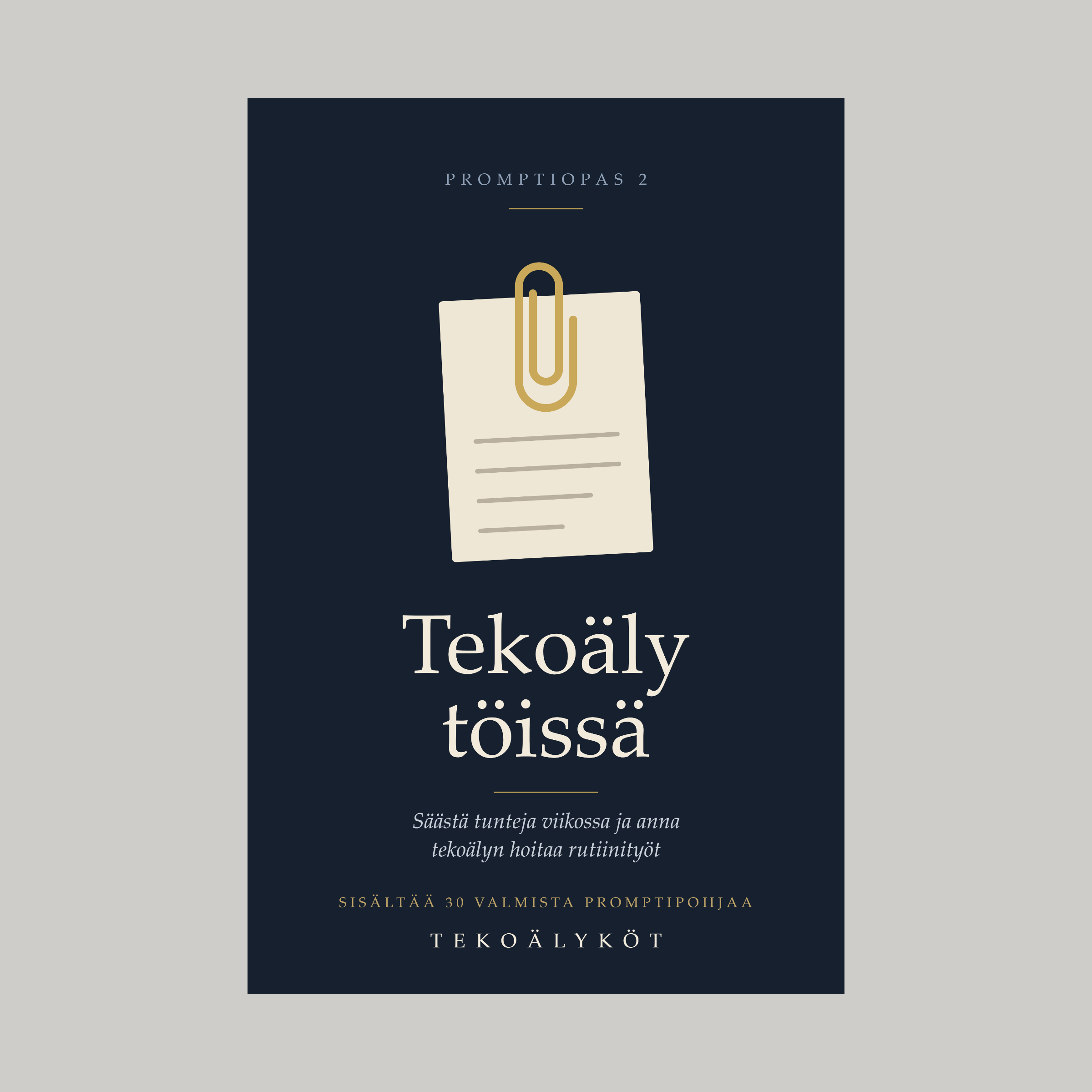 Promptiopas 2 - Tekoäly töissä