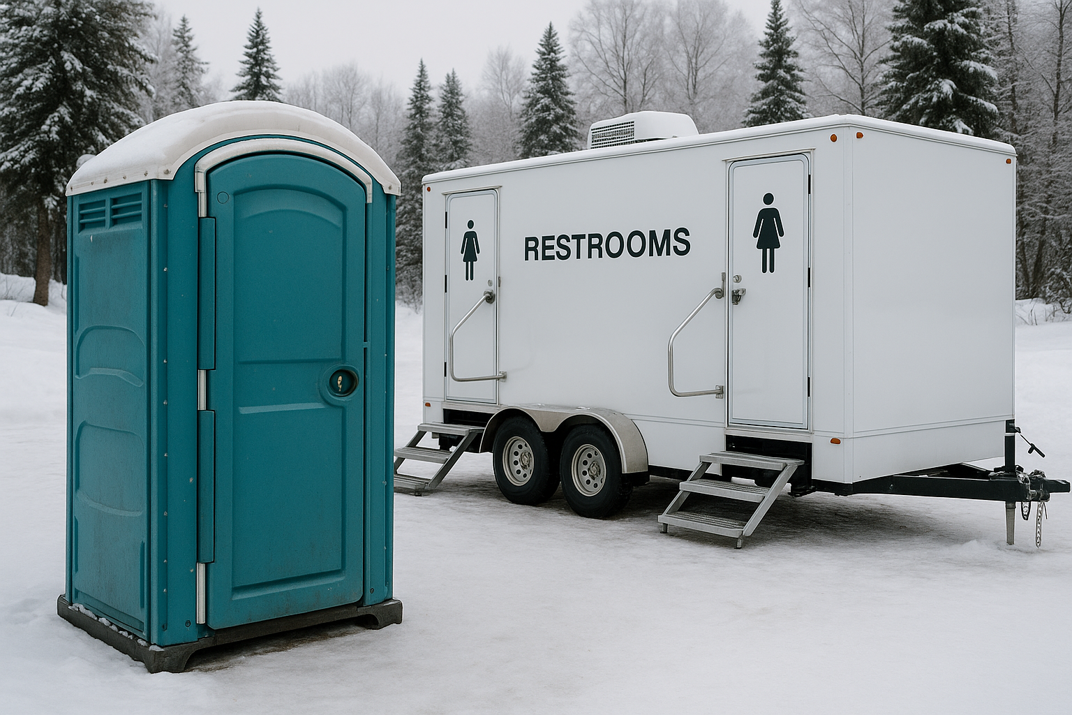 Cold Weather Event Restroom Guide for Colorado Winters