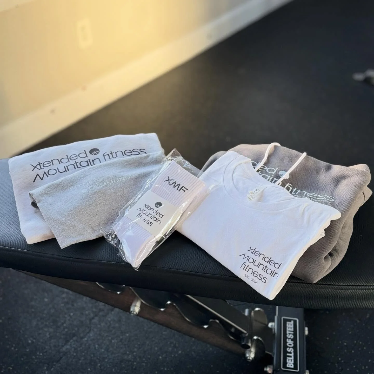Rep the grind with our Xtended Mountain Fitness gear 🔥 Tees, tanks, cozy hoodies, and socks made for the ones who show up and put in the work! 
Train hard. Stay consistent. Be part of the community! 💪
Stop by to grab yours today! 
#XtendedMountainF