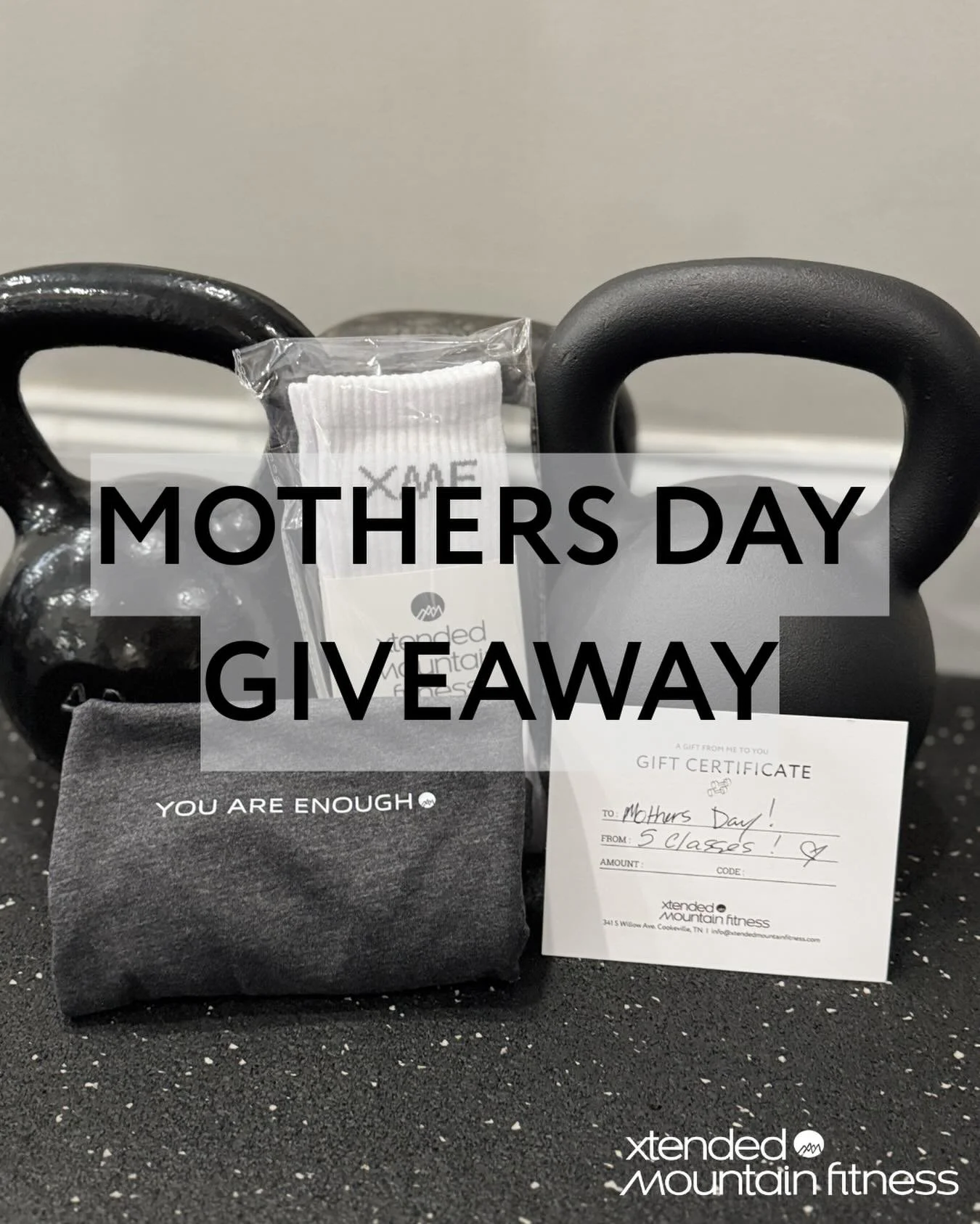 Mother&rsquo;s Day Giveaway! 💐

For the ones who do it all, this is your reminder that you are MORE than enough! 🫶

We&rsquo;re giving away: &bull; XMF tank &bull; XMF socks &bull; 5 FREE classes

How to enter 🏆 &bull; Like this post &bull; Share 