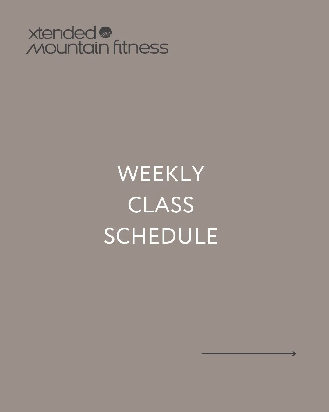 Your weekly lineup is here! 🔥
We have plenty of opportunities to sweat, flow, and move! Book your spot now! 📲

#weeklylineup #studioclasses #xtendedmountainfitness