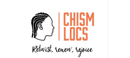 Logo with a side profile of a person's head with braided hair, text reading 'CHISM LOGS,' and the tagline 'Retain, renew, rejoice.'