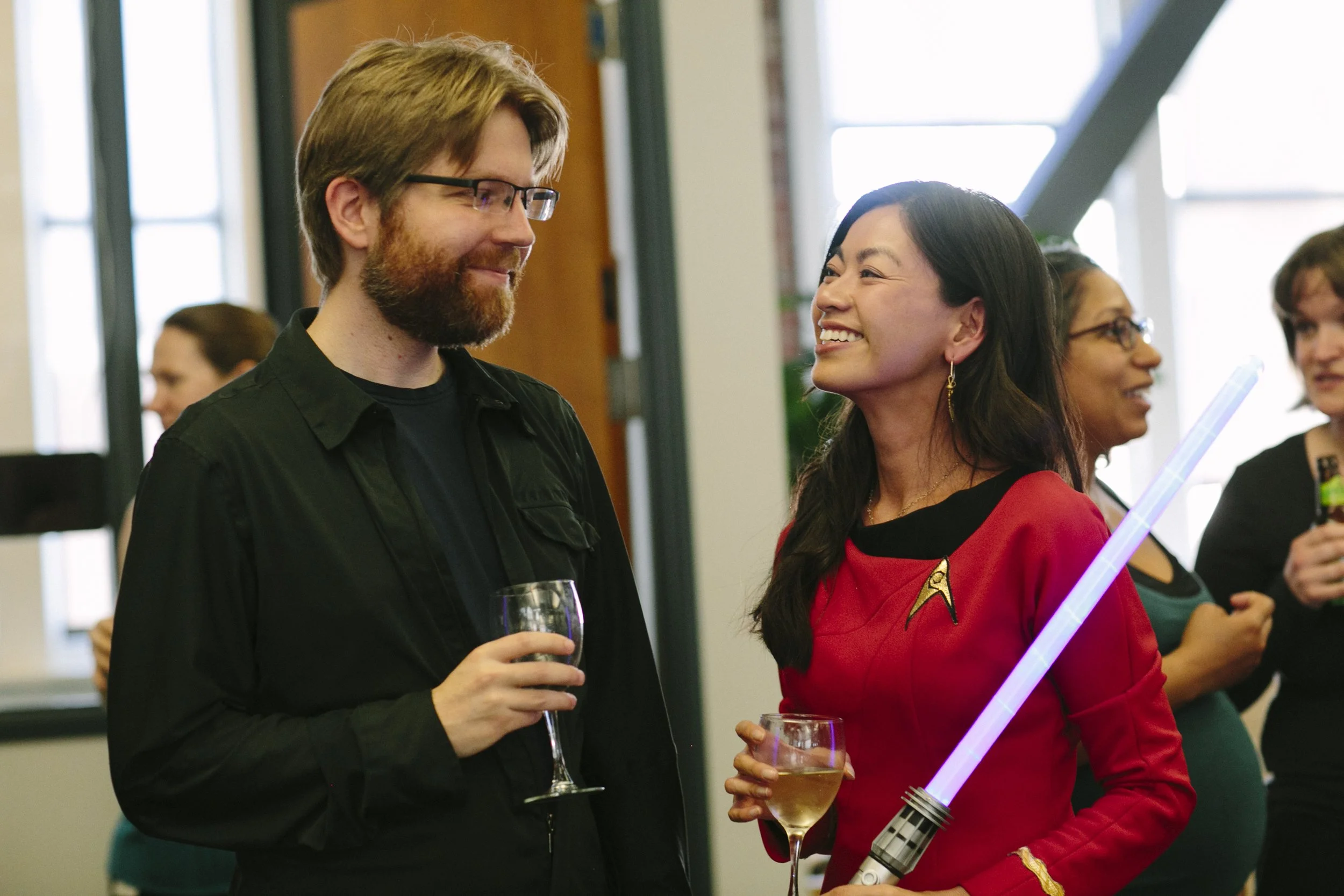 My WMF farewell party, Star Trek themed