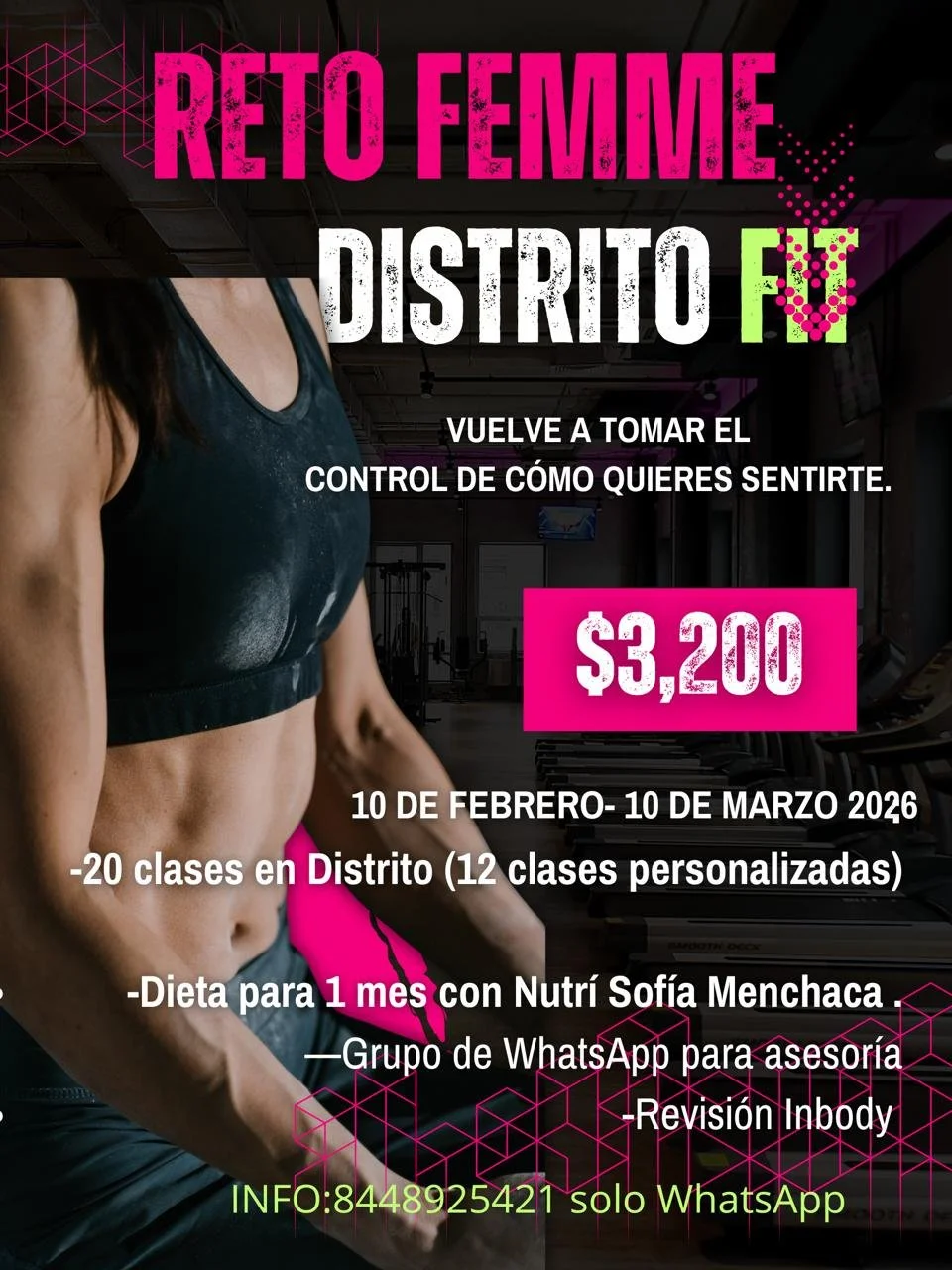 Reto FEMME – Distrito Fit