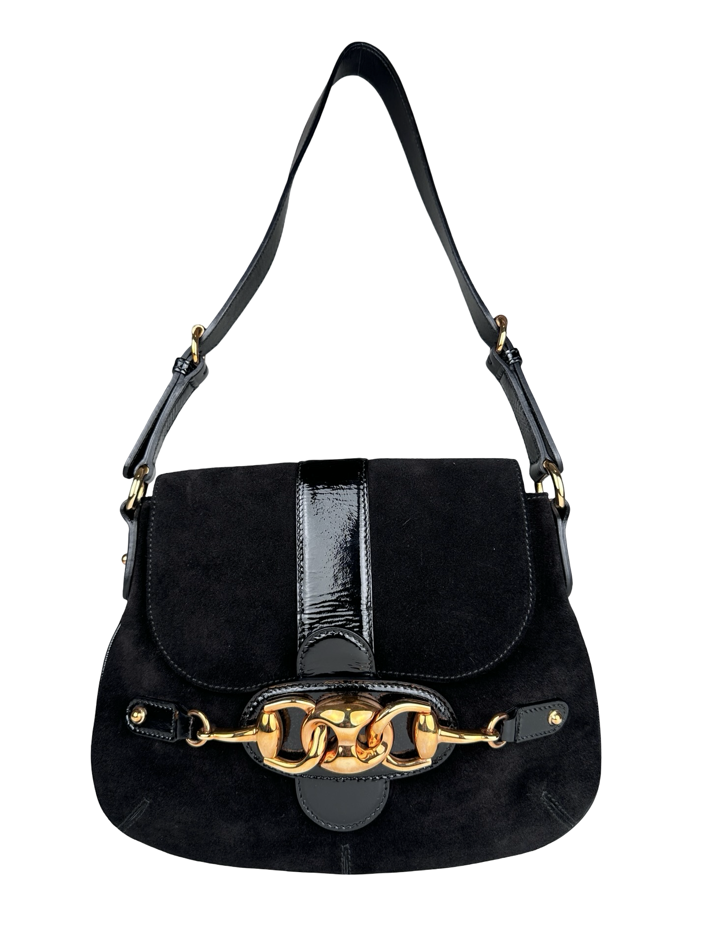 Suede Wave Gucci Bag