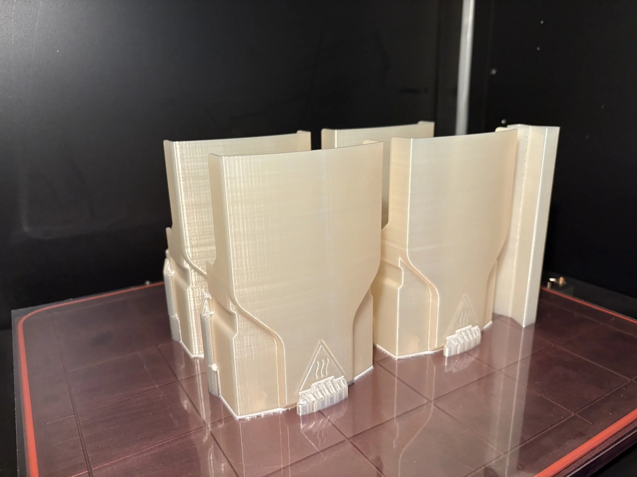 aerospace interior component printed in LEXAN FST9405 polycarbonate on Stratasys Fortus system
