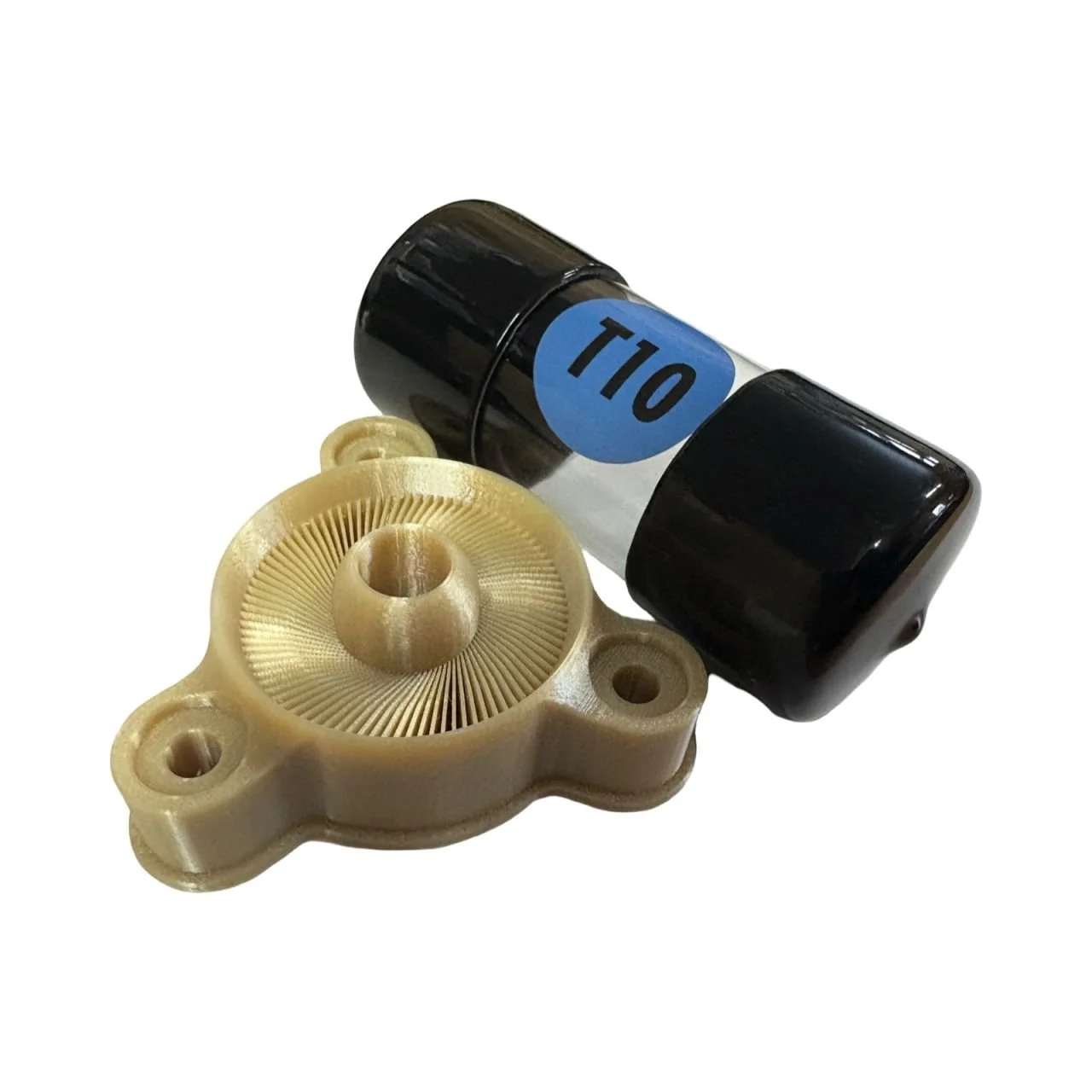 fine detail ultem 9085 part printed on stratasys fortus production system at 0.005 inch layer height