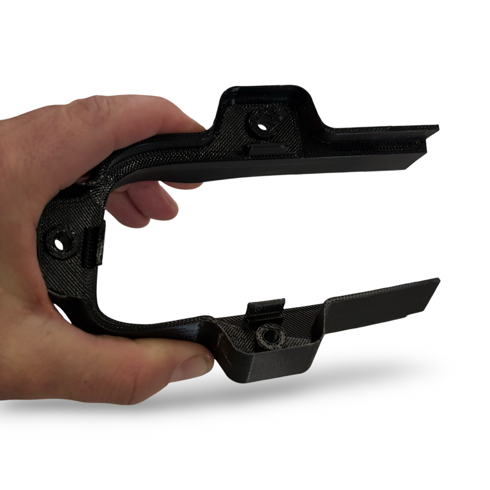 flexible TPU 95A component demonstrating bend and elasticity printed on Fortus system