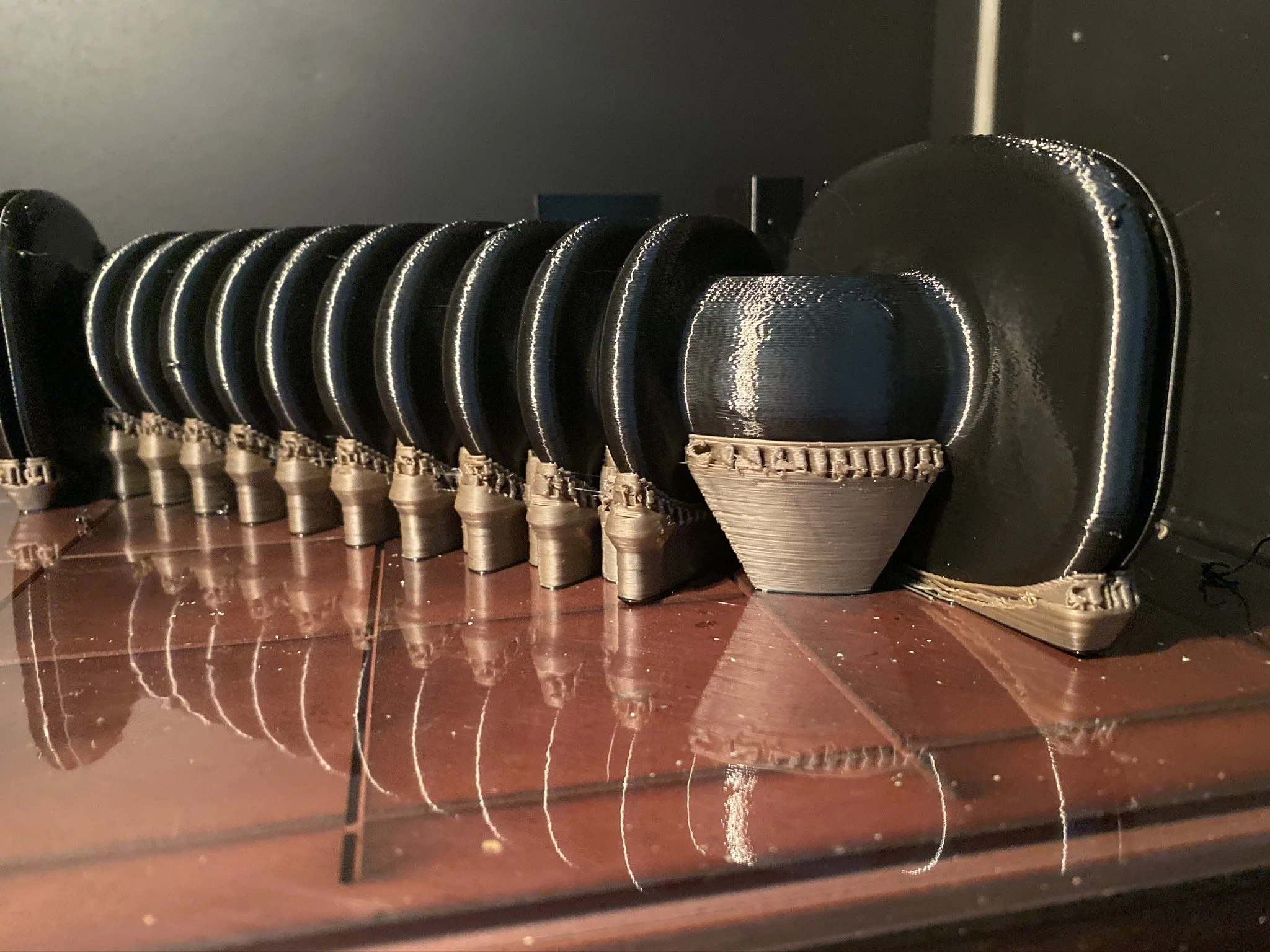 TPU 95A elastomer part printed with soluble support on Stratasys Fortus FDM system