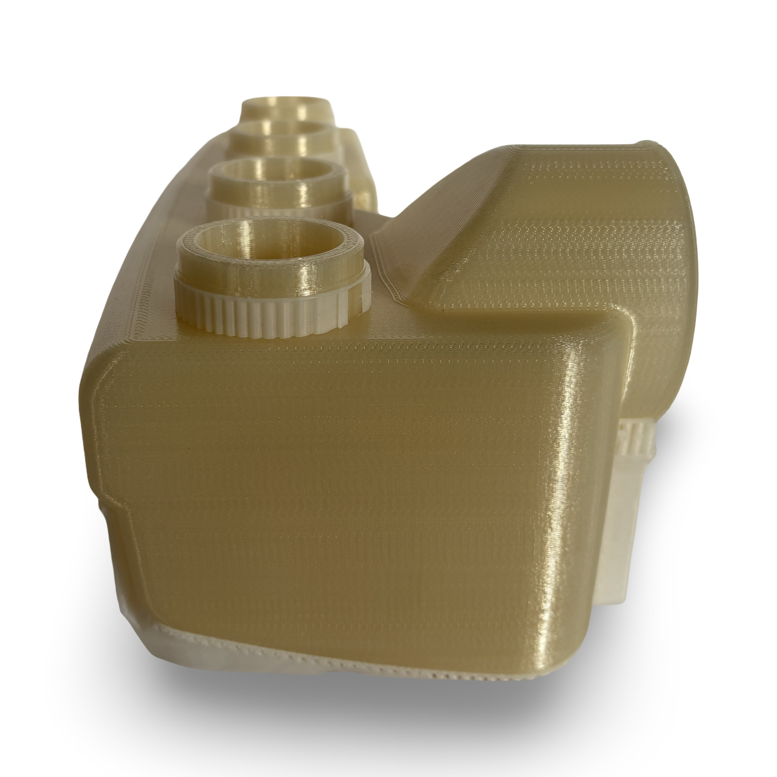 large LEXAN FST9405 aerospace polycarbonate component printed on Stratasys Fortus production system