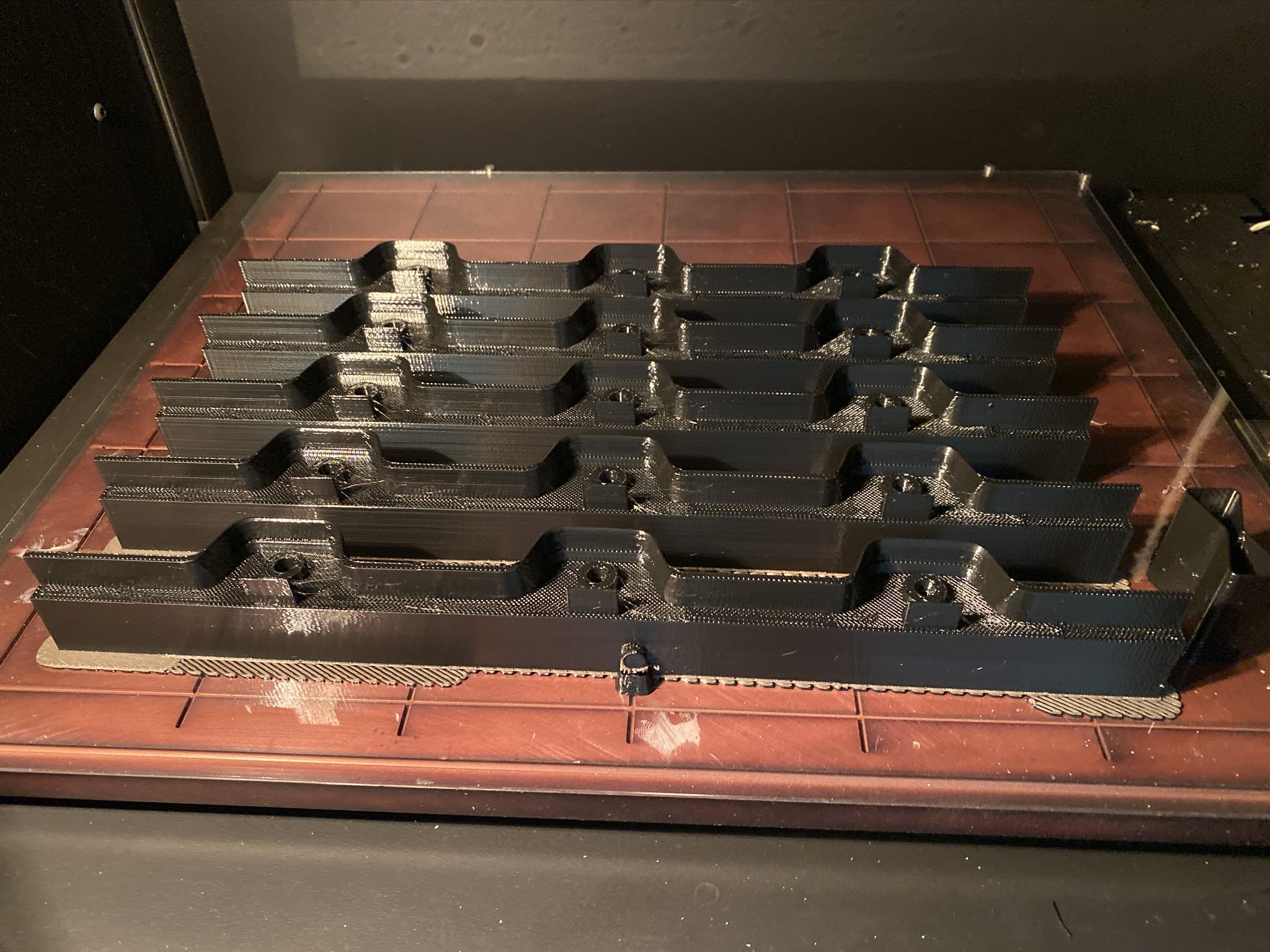 batch TPU 95A elastomer components printing on Stratasys Fortus 400mc