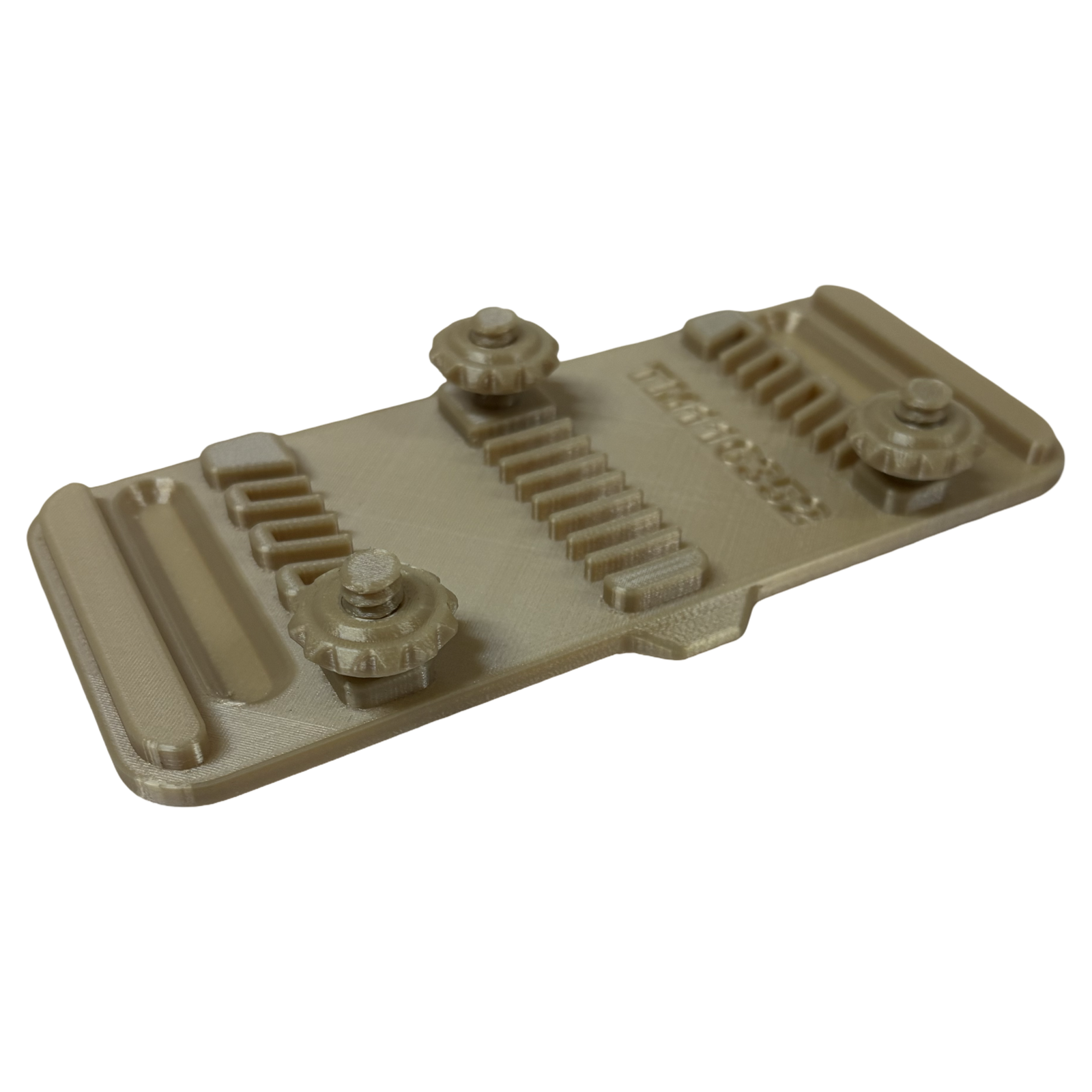 ultem 9085 component with printed threads and hardware engagement produced on fortus production system