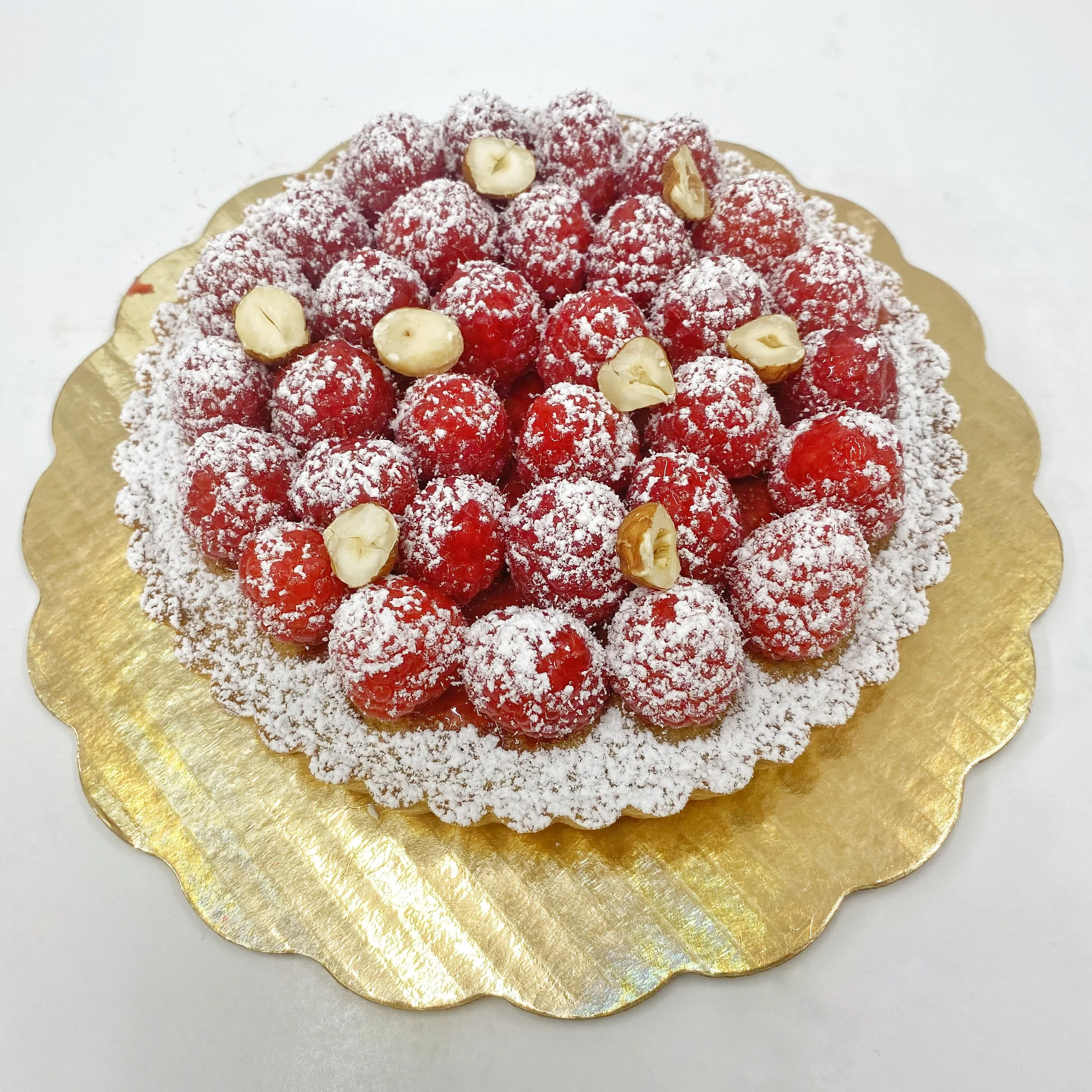 Raspberry Hazelnut Tart