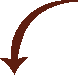 An arrow used to indicate the capture for a nearby image.