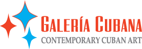Logo for Galleria Cubana with stylized stars and text reading 'Galleria Cubana Contemporary Cuban Art'