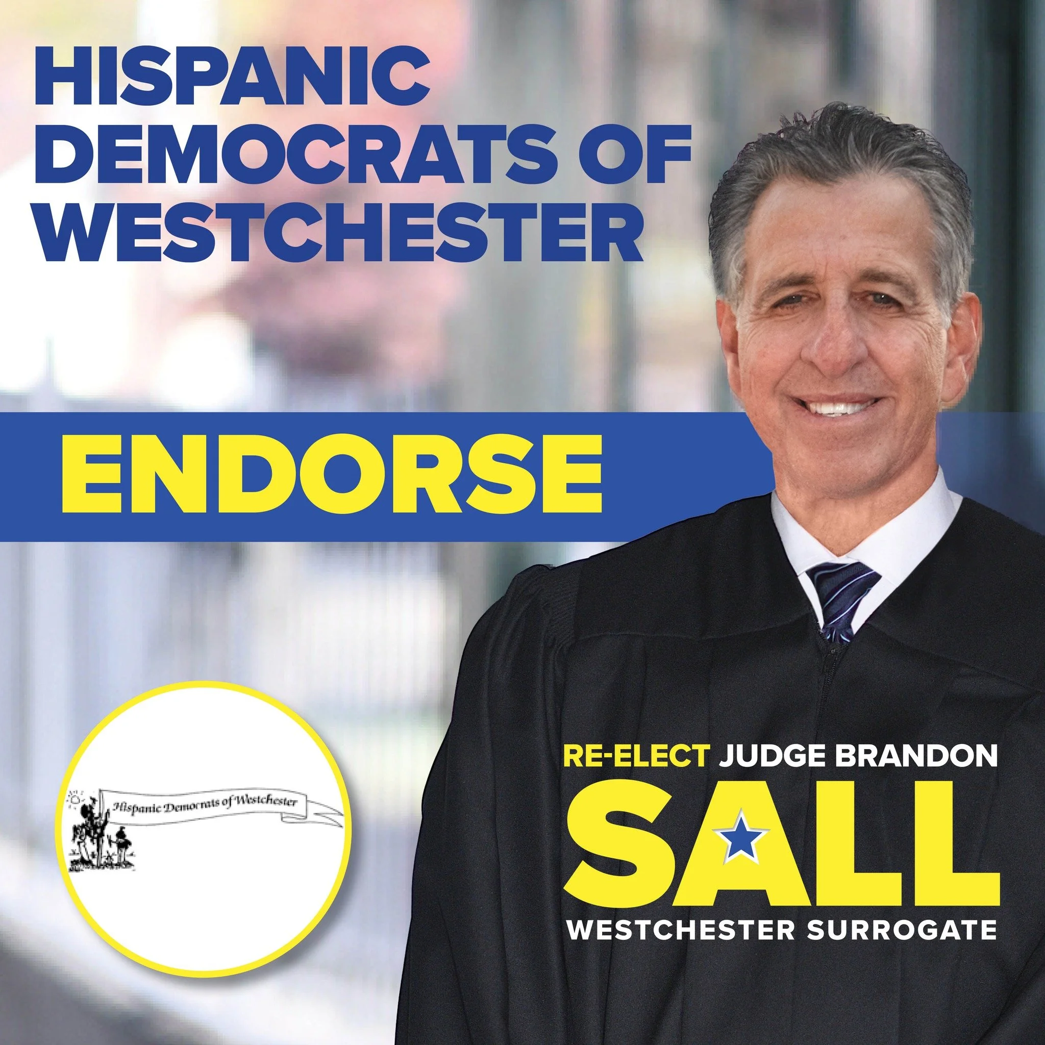 📣 ENDORSEMENT ALERT 📣

Thank you to the Hispanic Democrats of Westchester for their endorsement of our campaign! We are grateful for the support!

#endorsement #sallforall #sallforsurrogate #hispanicdemsofwestchester