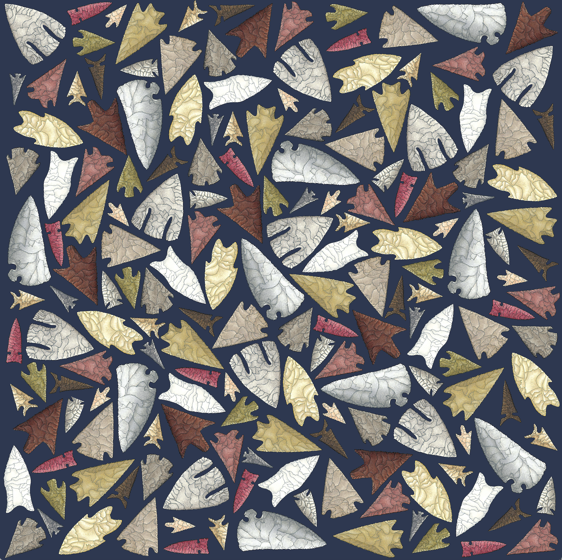 Jacob's Well | Texas Cache | Cotton Voile Bandana