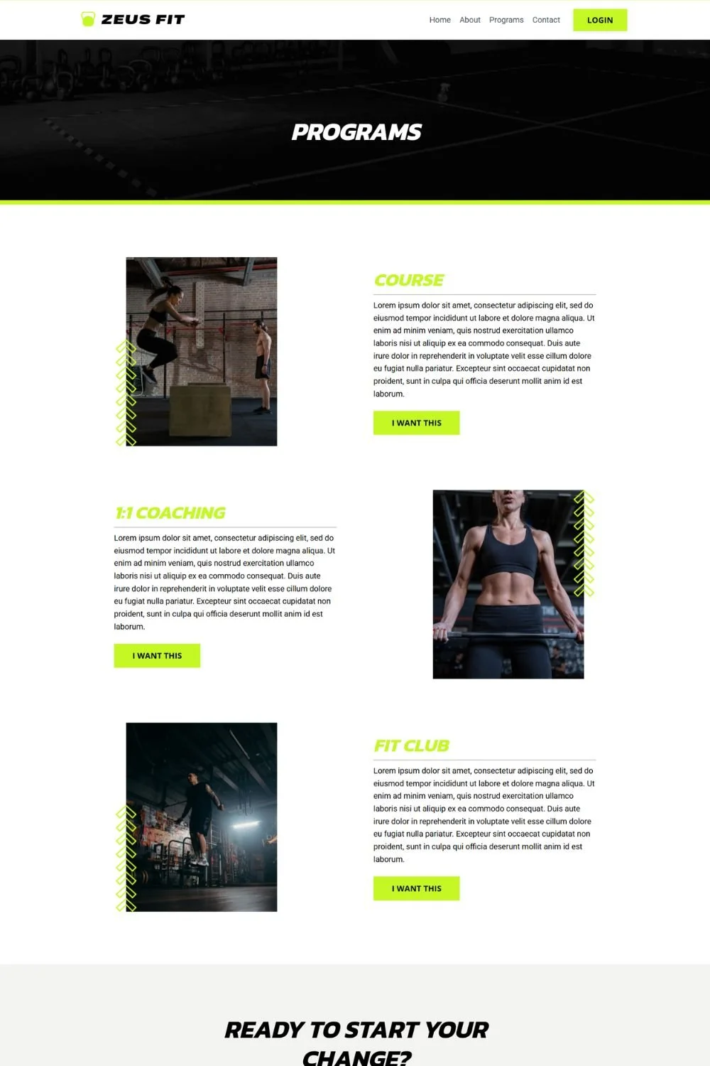 Offer page structure designed for conversions in Kajabi