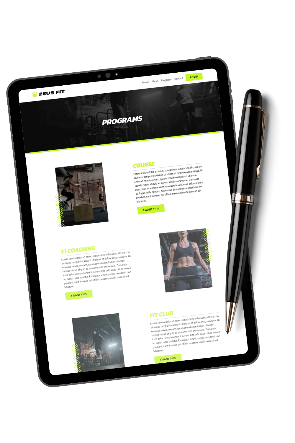 High-converting Kajabi sales page layout using Zeus theme