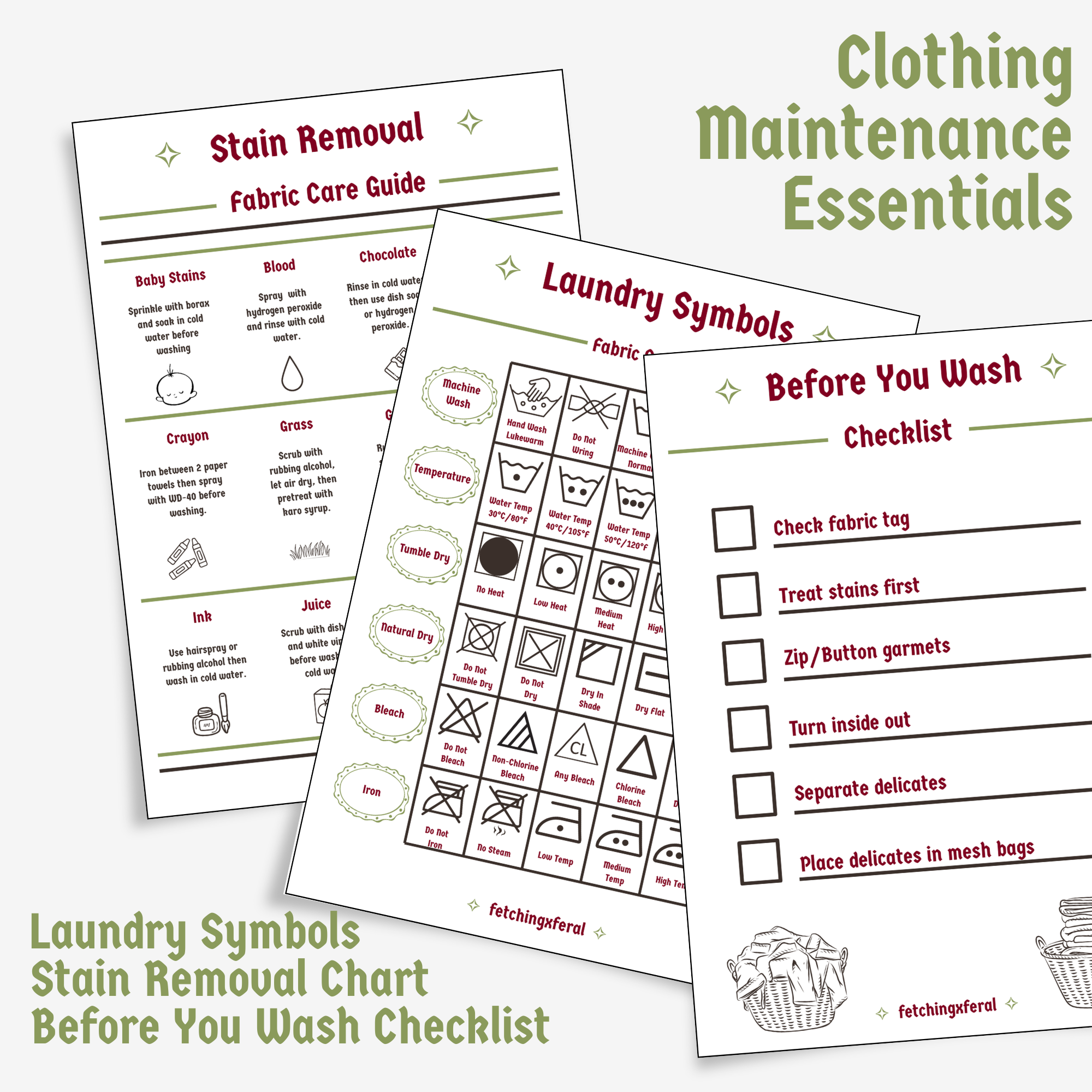 Clothing Maintenance Essentials