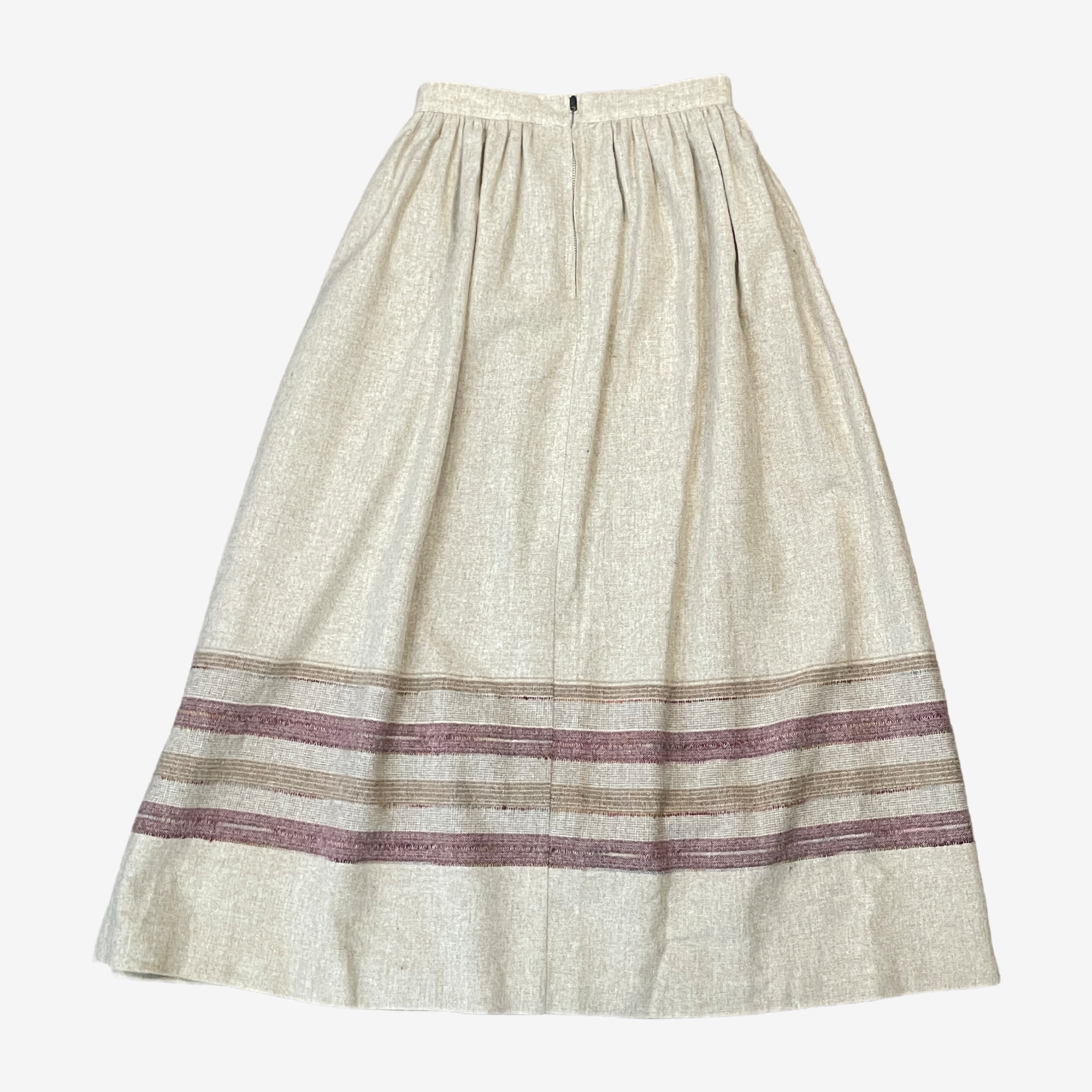 Tan Stripped Midi Skirt Flat Lay 2.PNG