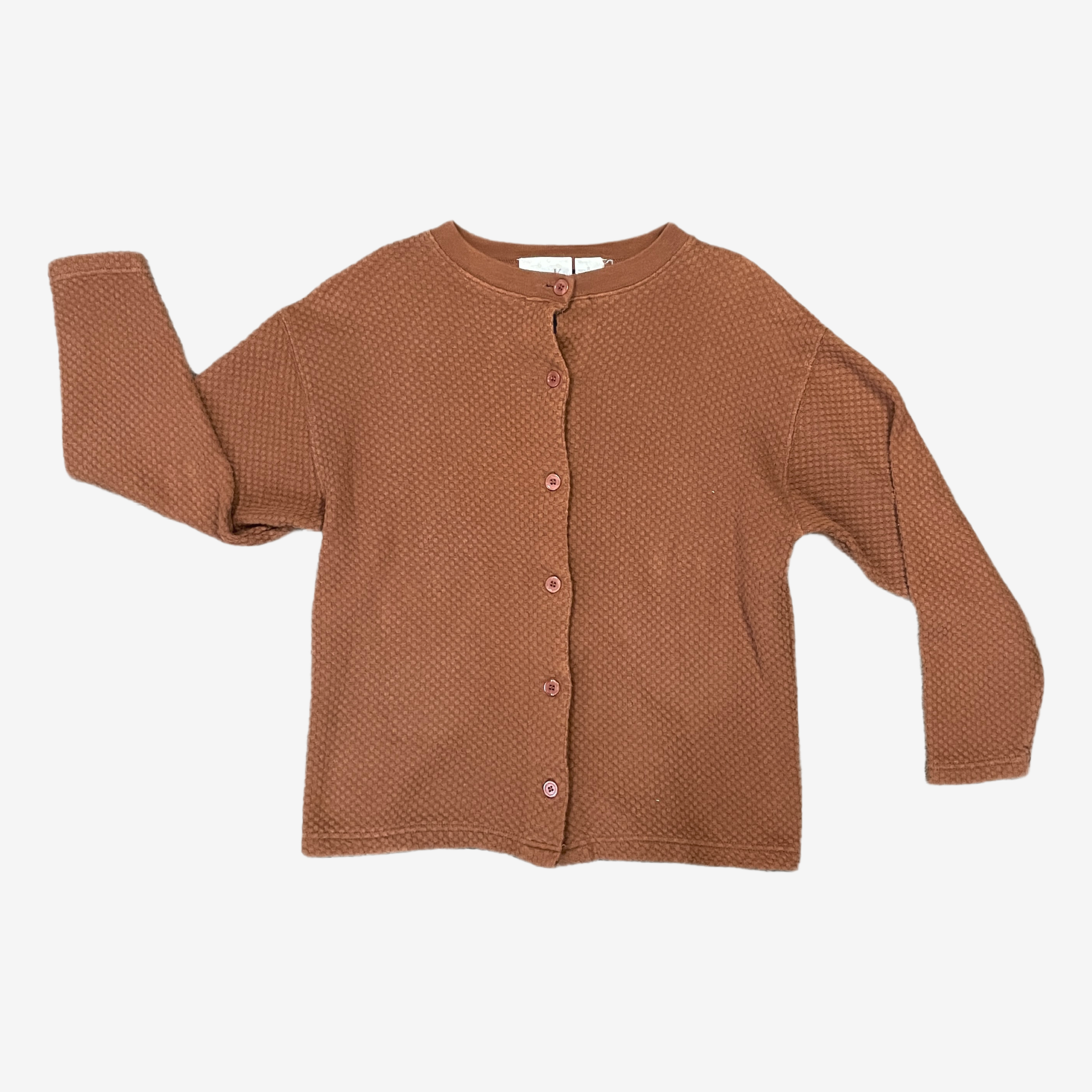Brown Button Up Sweater Flat Lay 1.PNG