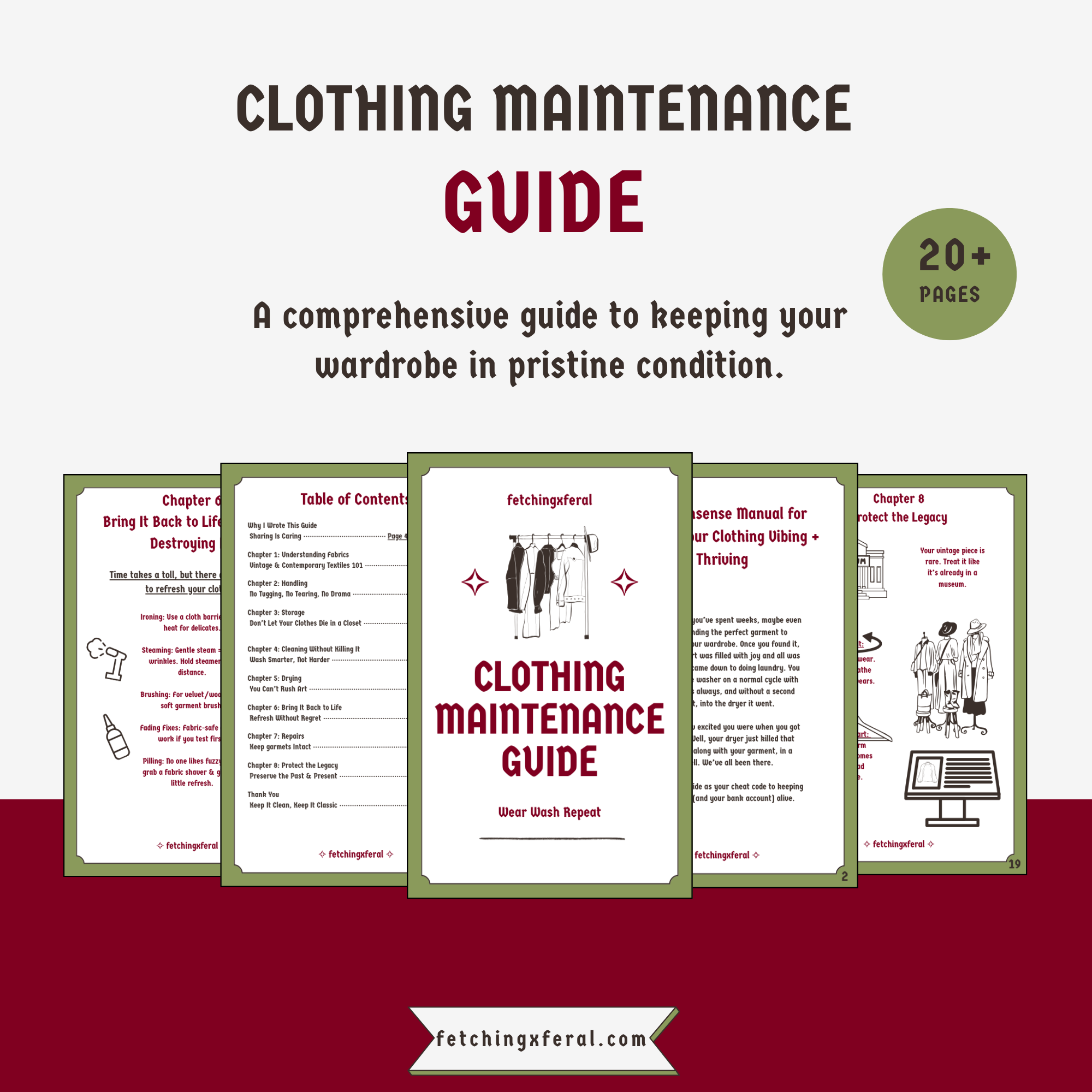 Clothing Maintenance Guide