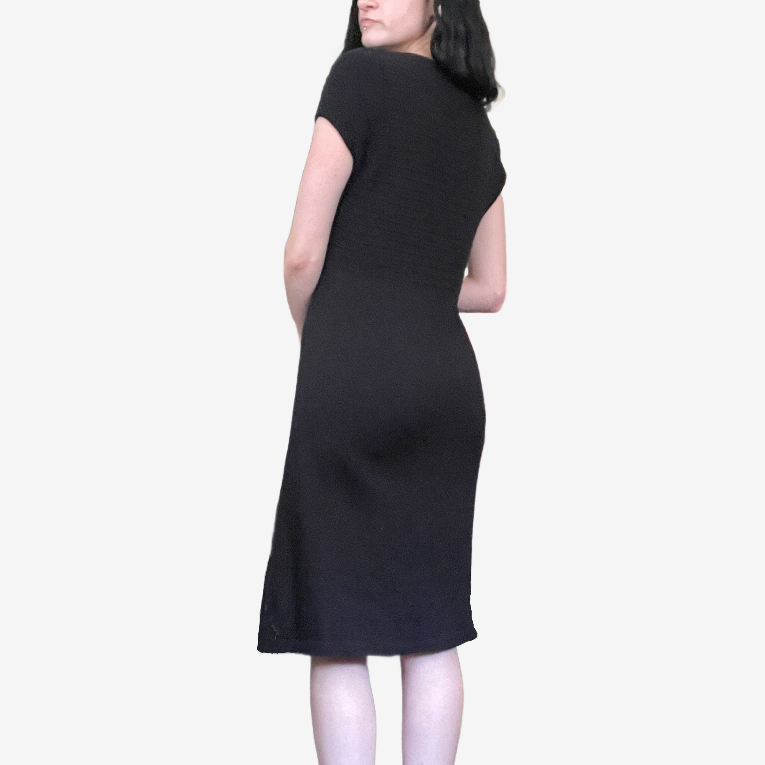 Black Wool Midi Dress 2.PNG