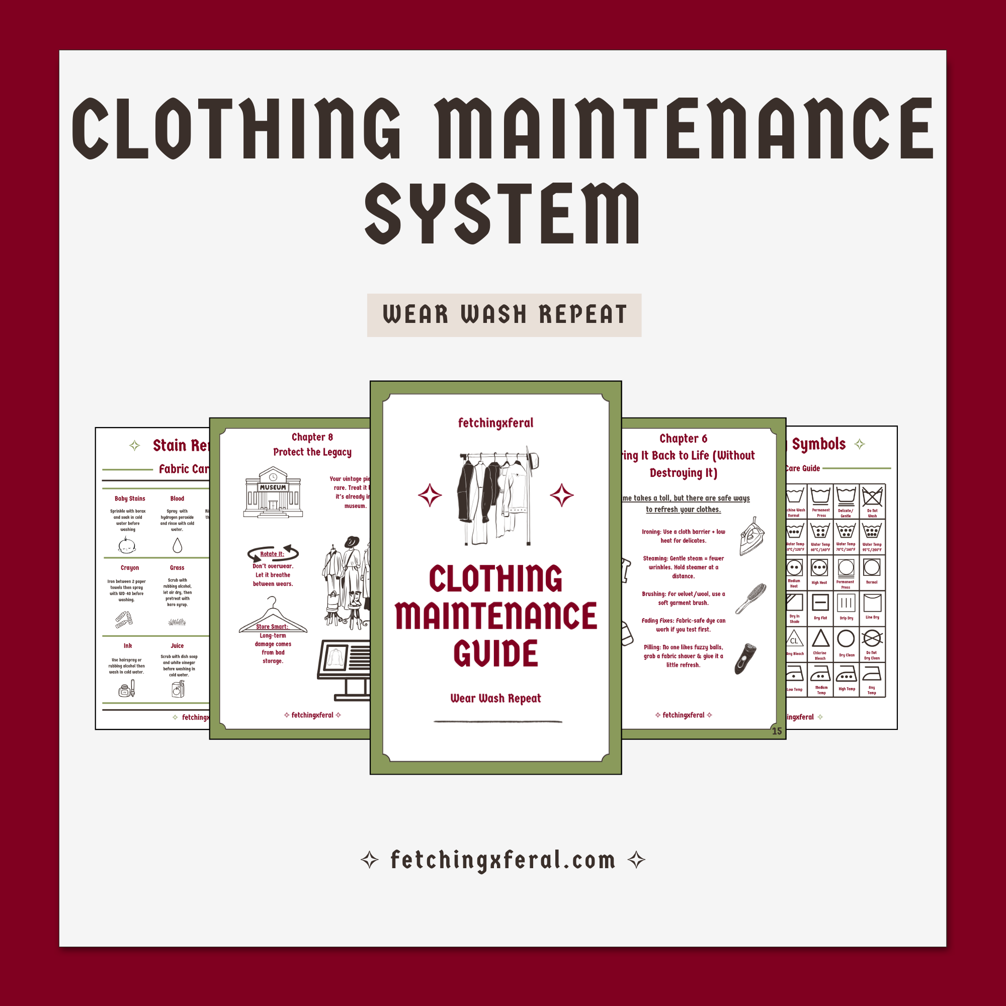 Clothing Maintenance System