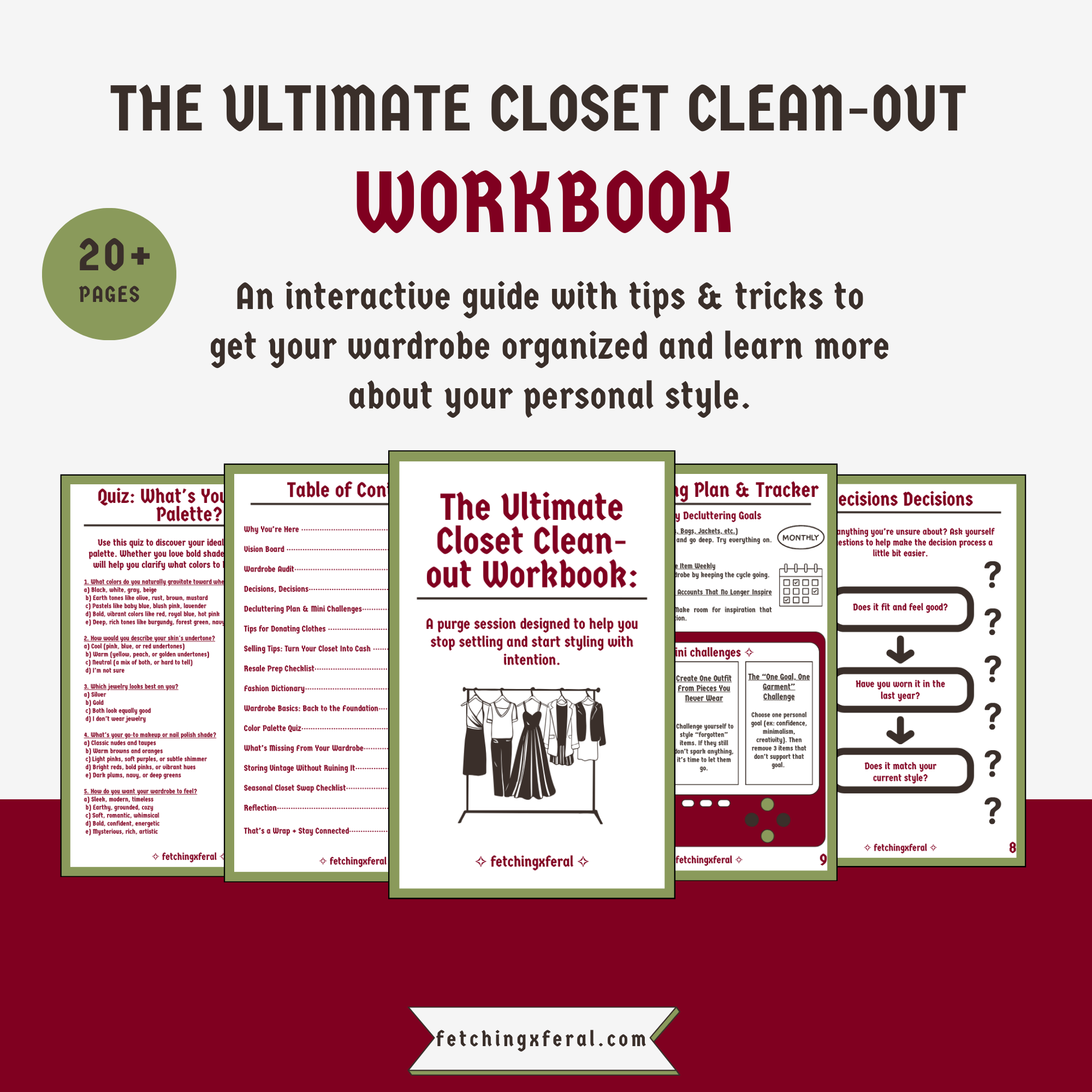 Closet Reset Workbook