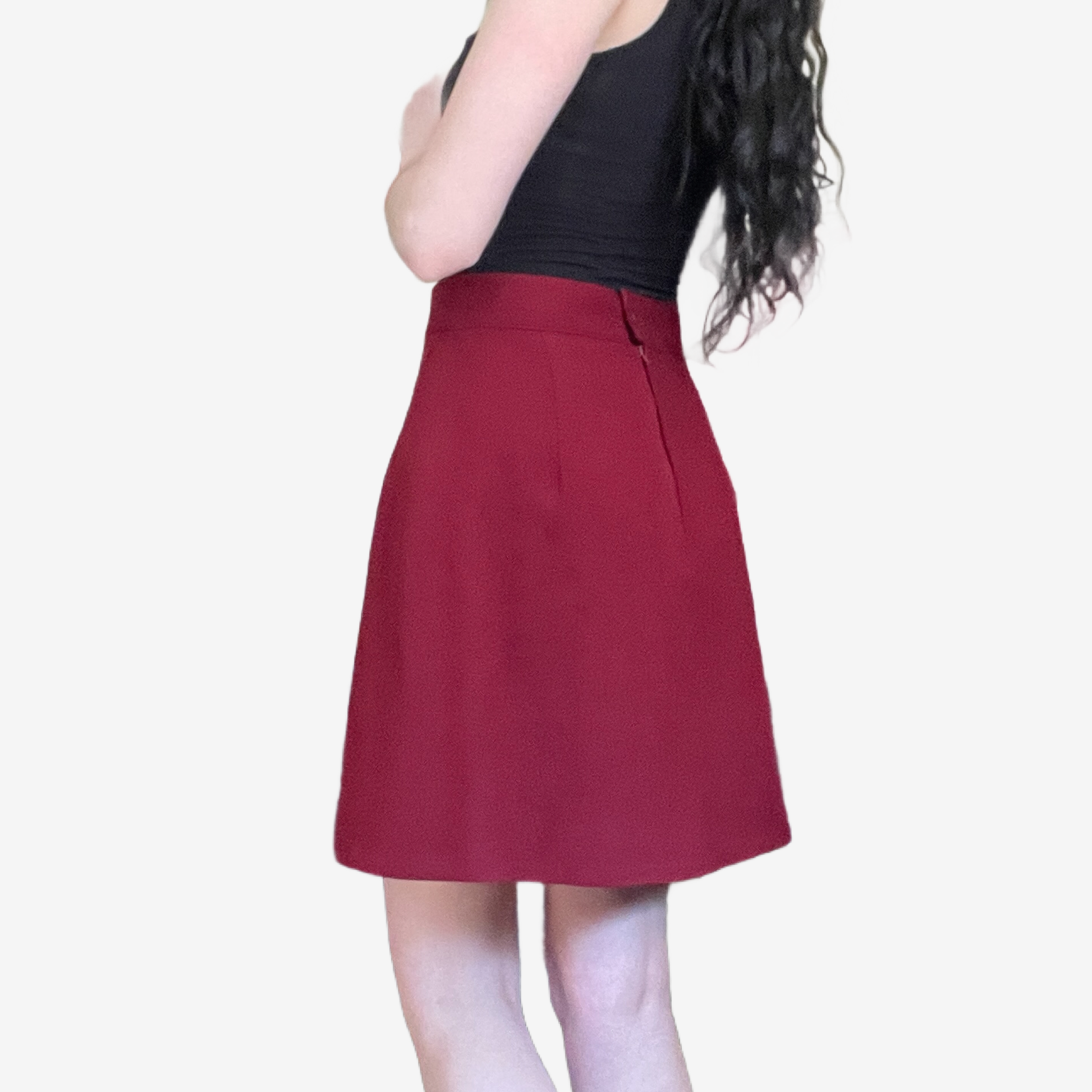 Maroon A-Line Skirt 2.PNG