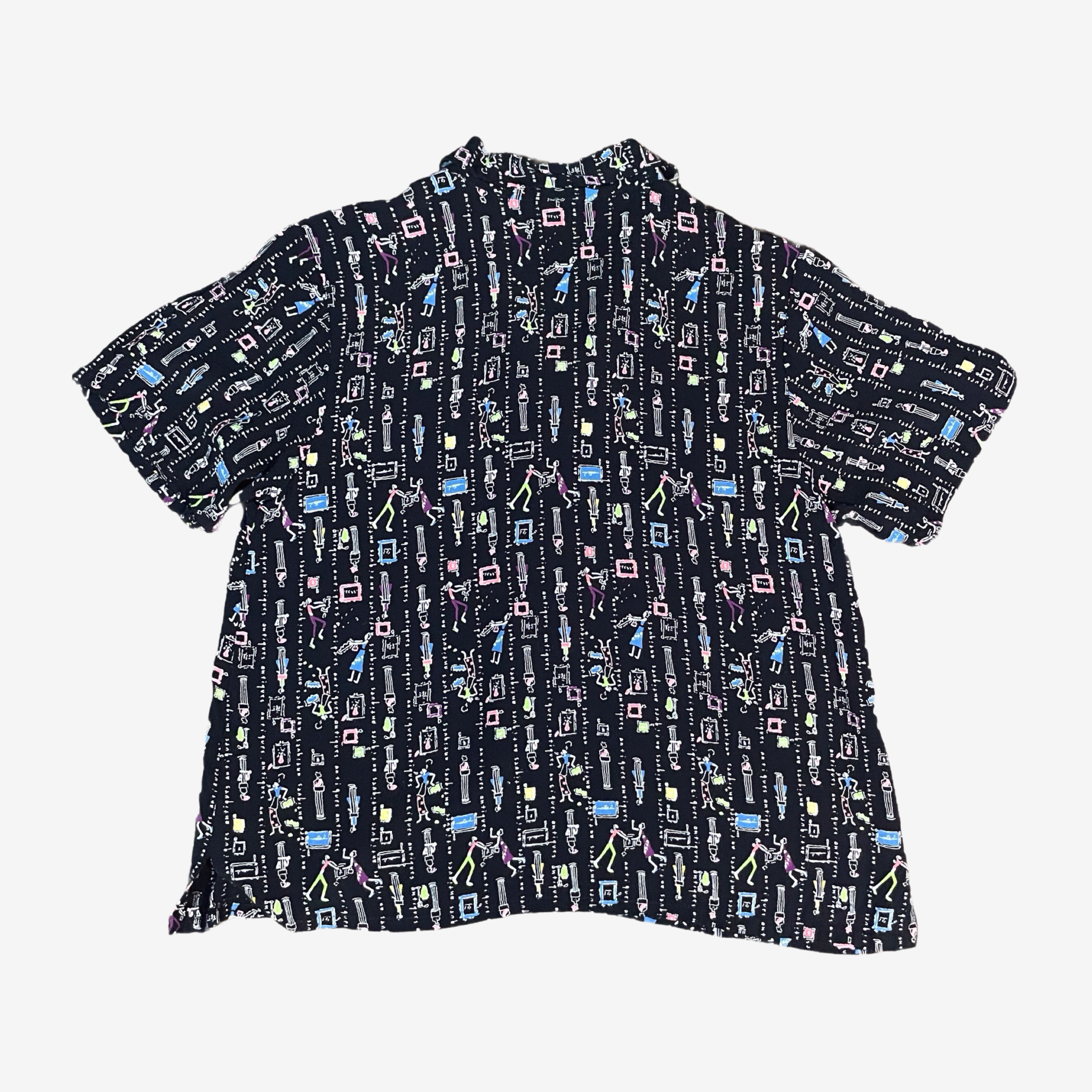 Black Antique Printed Button Up Flat Lay 2.PNG