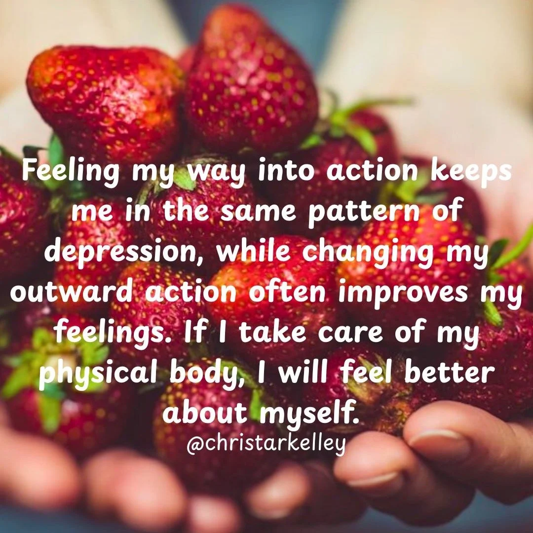 God&rsquo;s command to eat causes our outward appearance not to match our internal conflict. When we are depressed, it is easy to make lots of decisions according to how we feel. God&rsquo;s call to arise calls us to move away from these comfortable 
