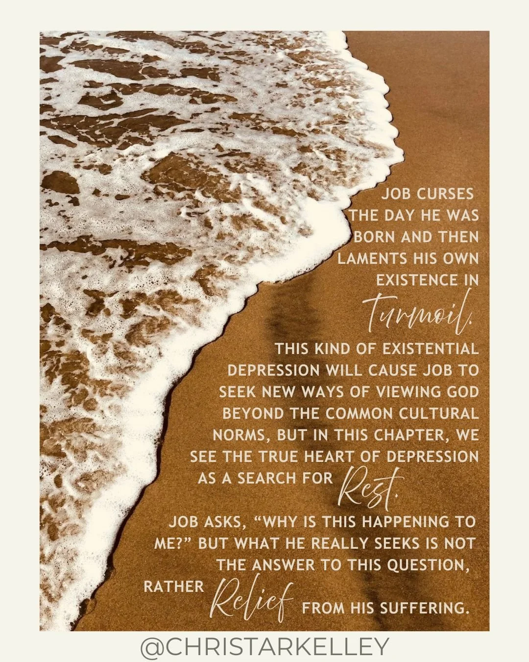Want to read more? Check out my newest blog post at www.christarkelley.com/why-so-downcast-oh-my-soul/why-is-this-happening-to-me. #depression #faithandmentalhealth #biblestudy #bookofjob