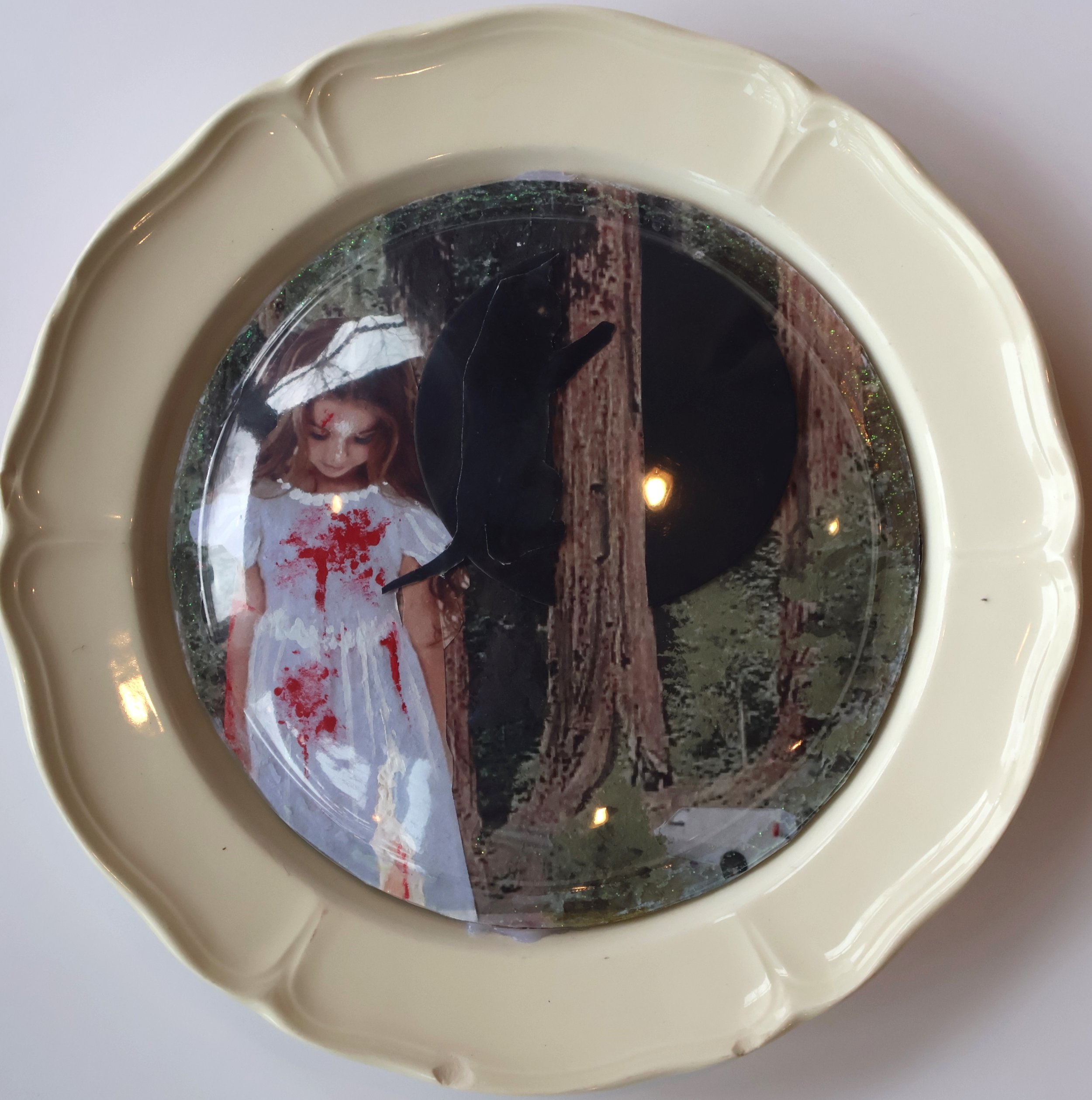 Discovering One is Prey - Found Object and Collage - 2023