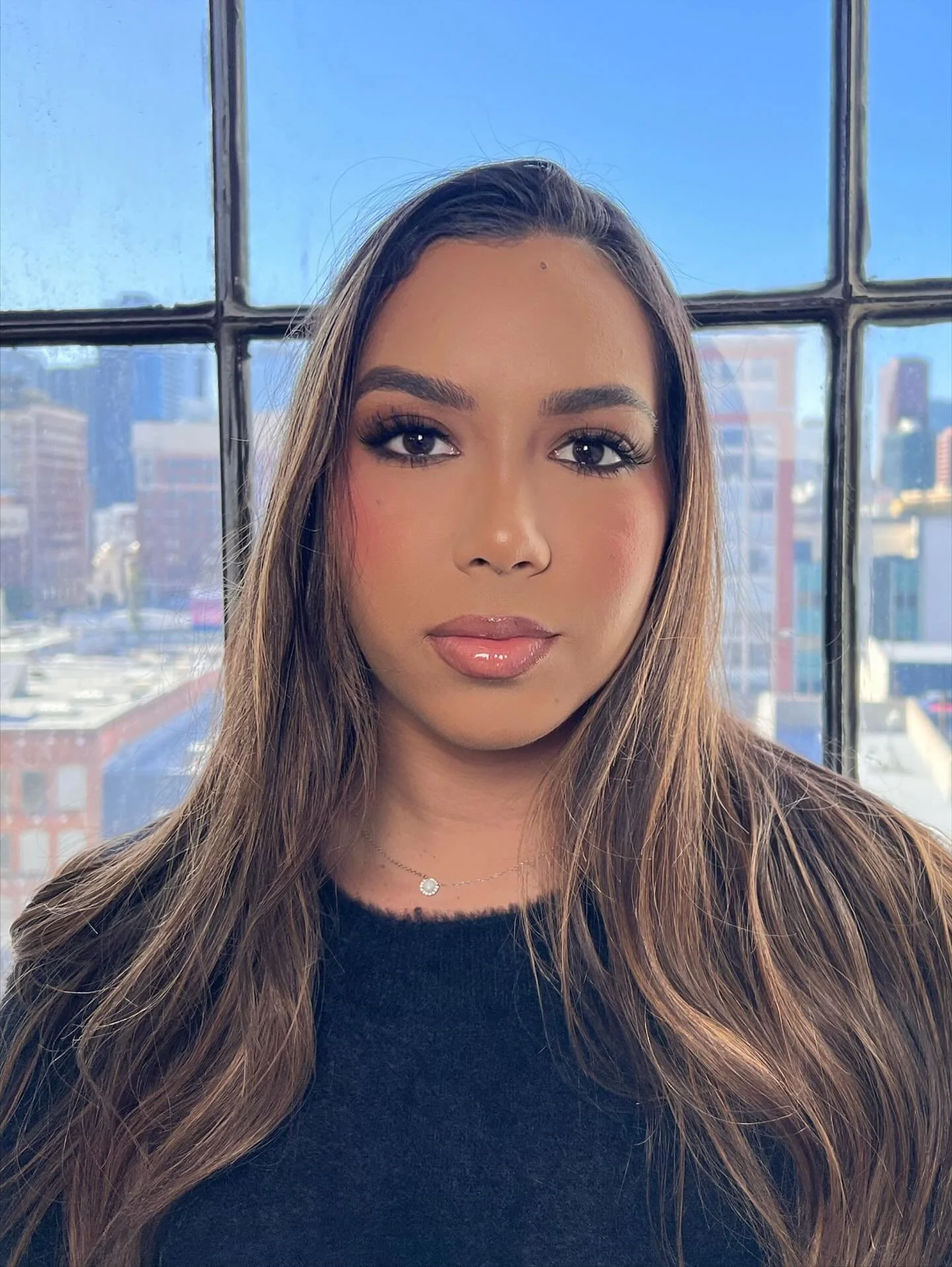 This glam on such a beautiful person inside &amp; out 🥰 
@acordoba_mua 

I love blush 🤭

March 25, 2023 🫶🏽

#vibesbysteph