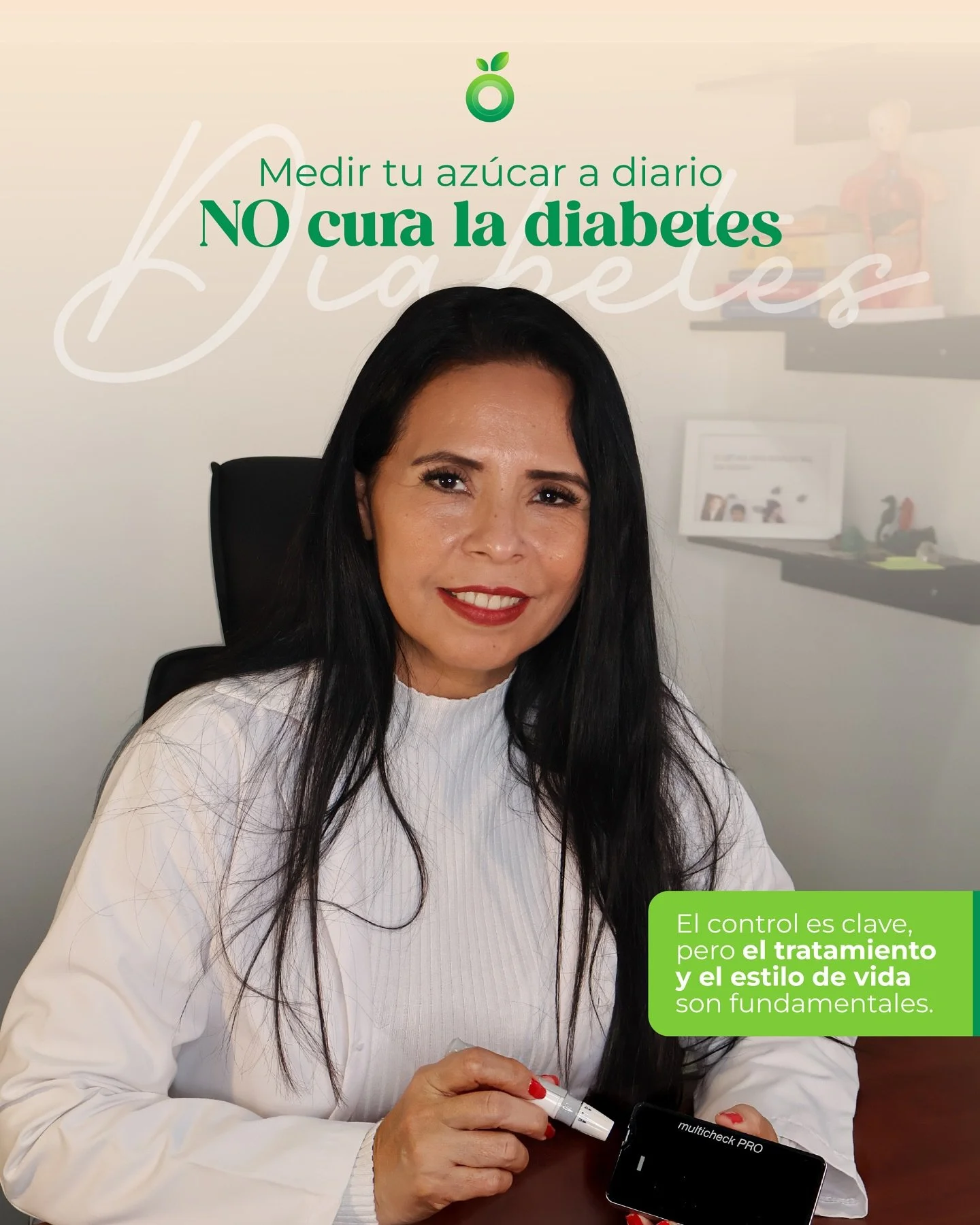 La diabetes es una condici&oacute;n que afecta a millones de personas, pero con el manejo adecuado, puedes llevar una vida plena y saludable. 🩺💙 

Con mi ayuda profesional, es posible tomar el control. 

Agenda tu cita hoy y juntos trabajaremos en 