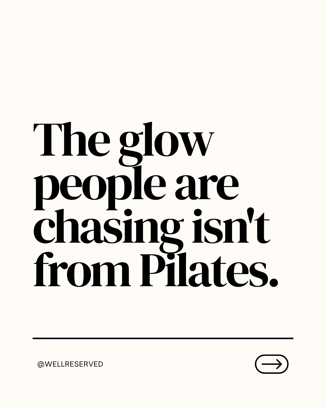 The Glow People Are Chasing Isn't From Pilates