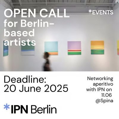 Open Call for Berlin-based artists!