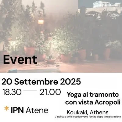 IPN Atene - Yoga al tramonto