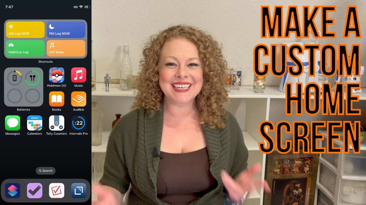 Make a Custom Home Screen to Relax Before Bed (or any Activity-Specific app page on iPhone)