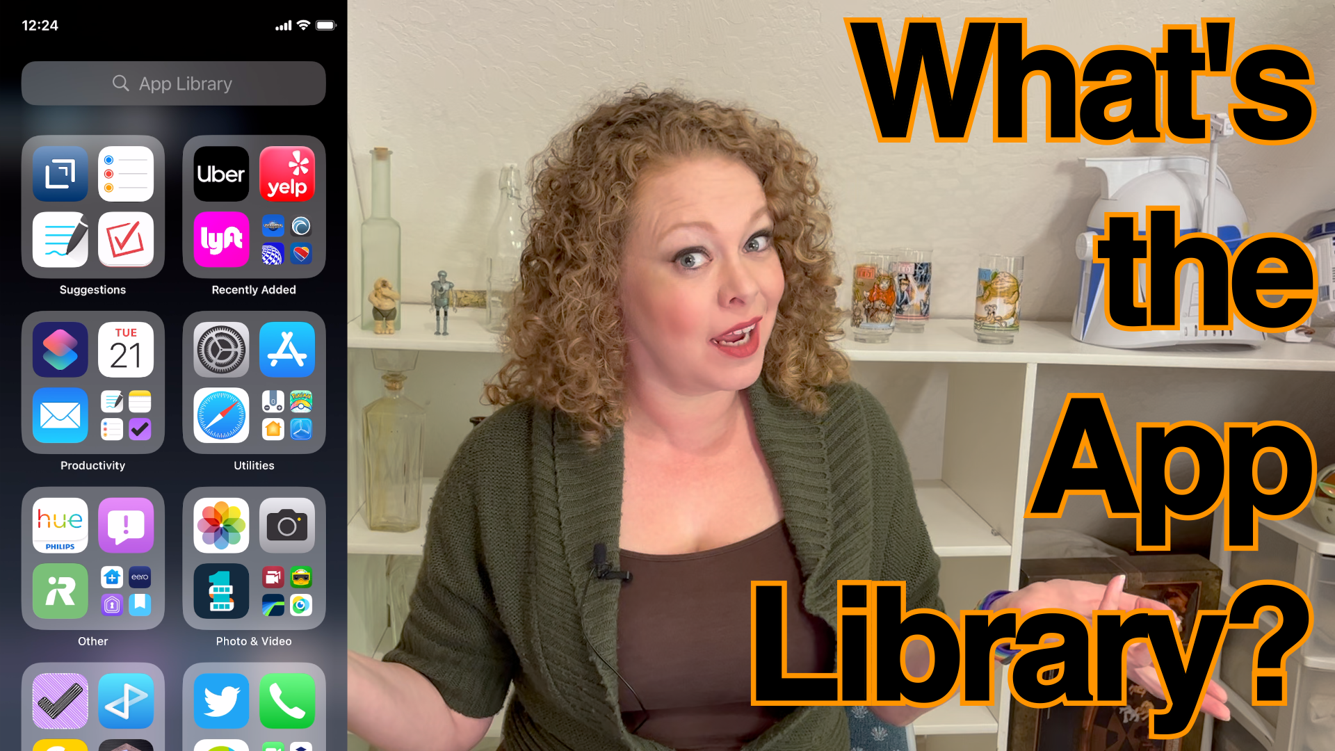 What is the App Library on iPhone?