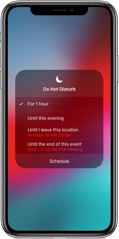 Work with less distraction (use Do Not Disturb)