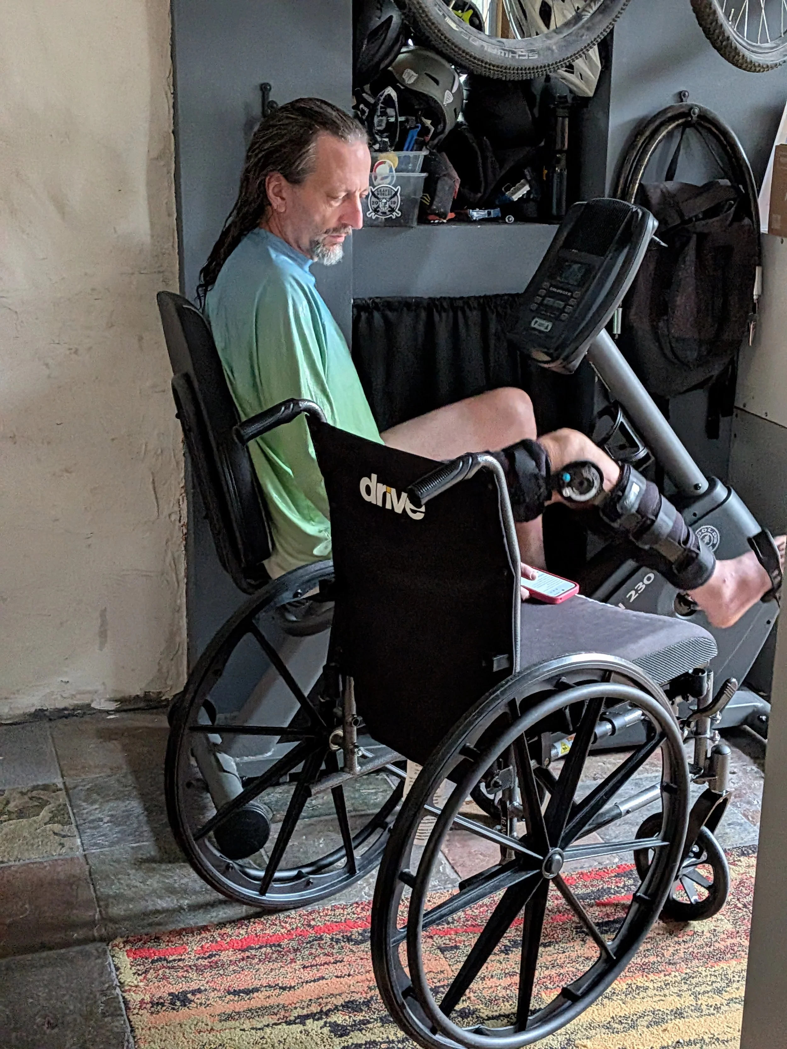 1st day using recumbent bike - 10-27-25