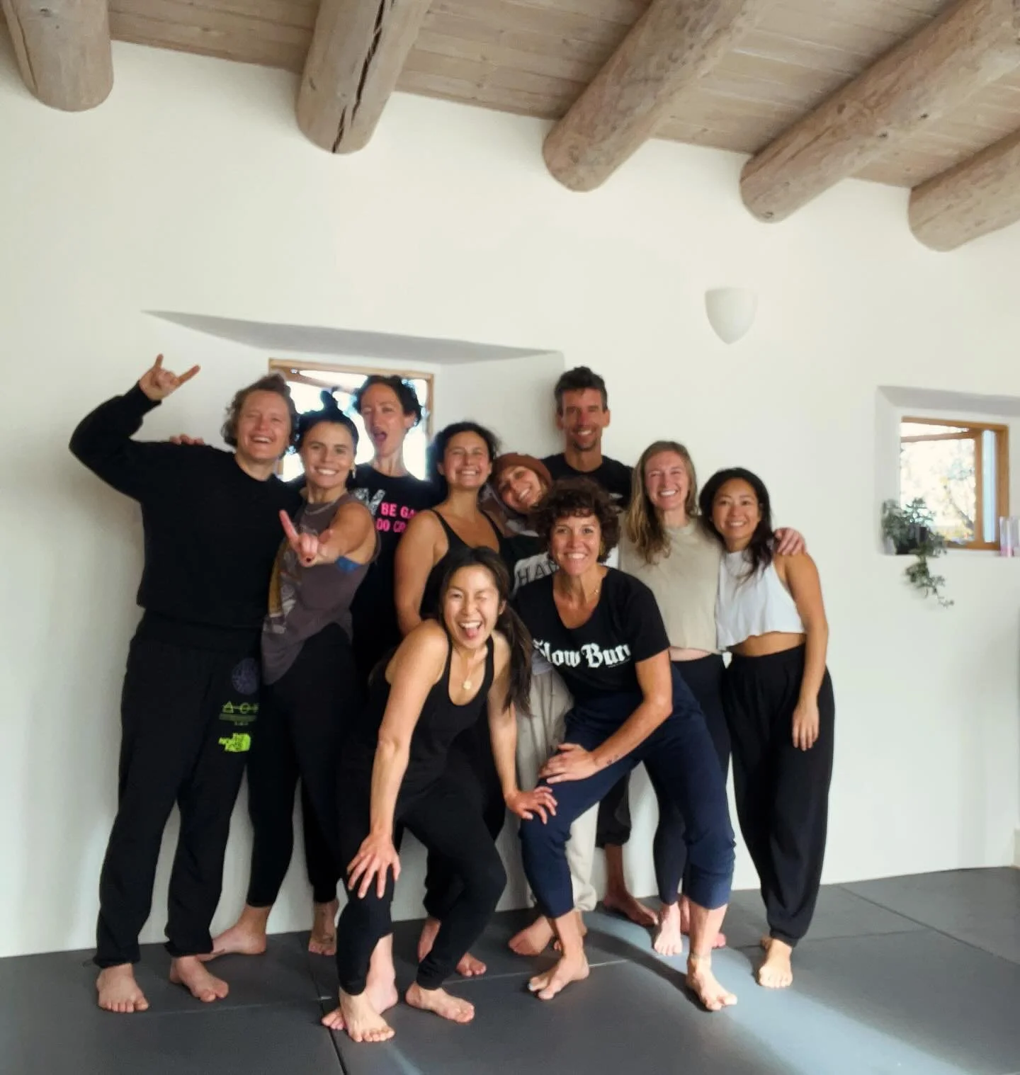 Rowdy fun 🤩 in the DOJO this morning! 

The fulfillment of activated sovereignty equals a return to communal Eros 🧬♾️ ☯️

In the Winter we YinDeep &amp; train fiercely! 🔥⚡️

Thanks all for BRINGING it today! 💙 
#bigfishes🐠 up in here 💥 ;-)