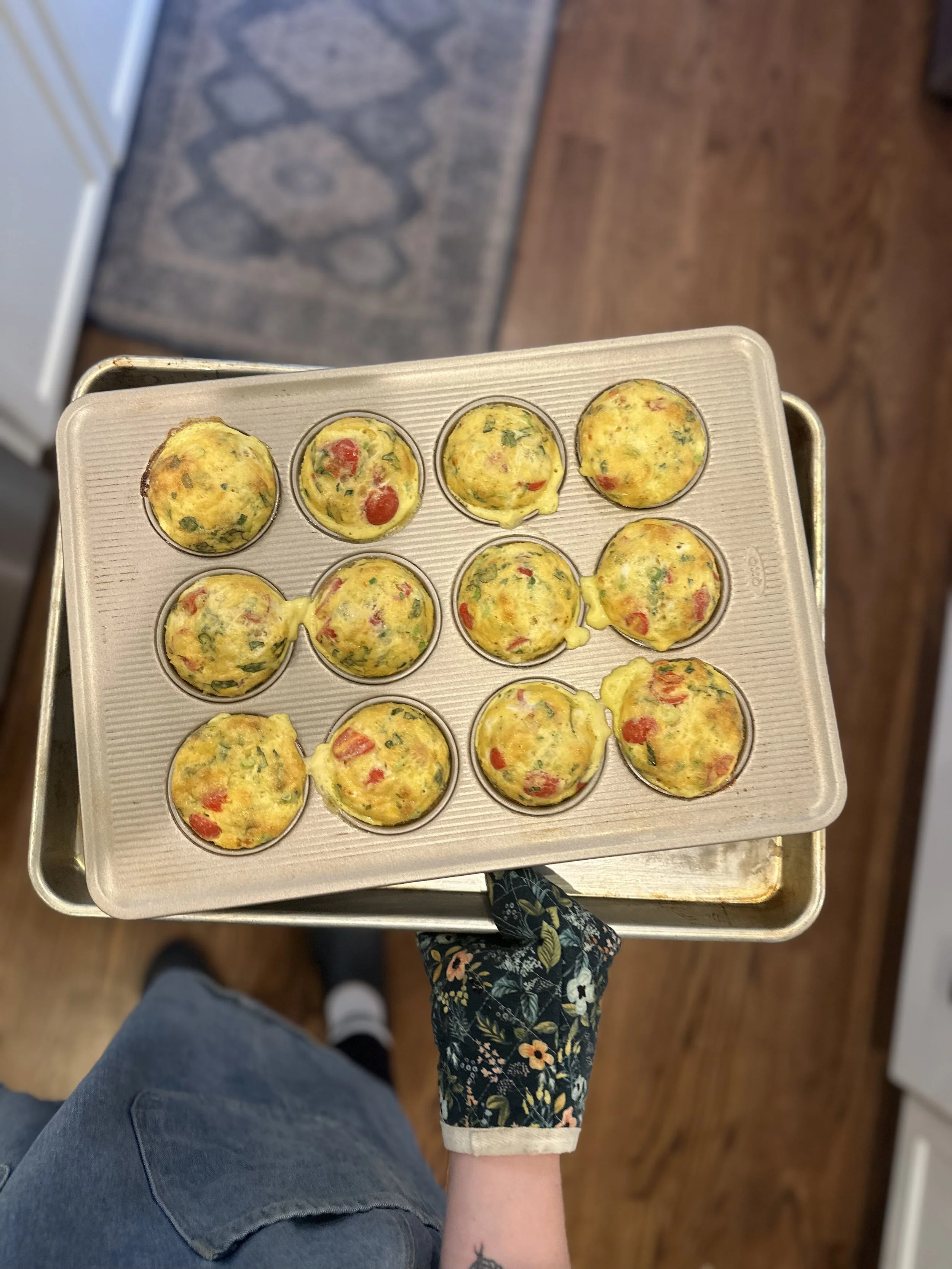 Tomato Pie Breakfast Egg Bites