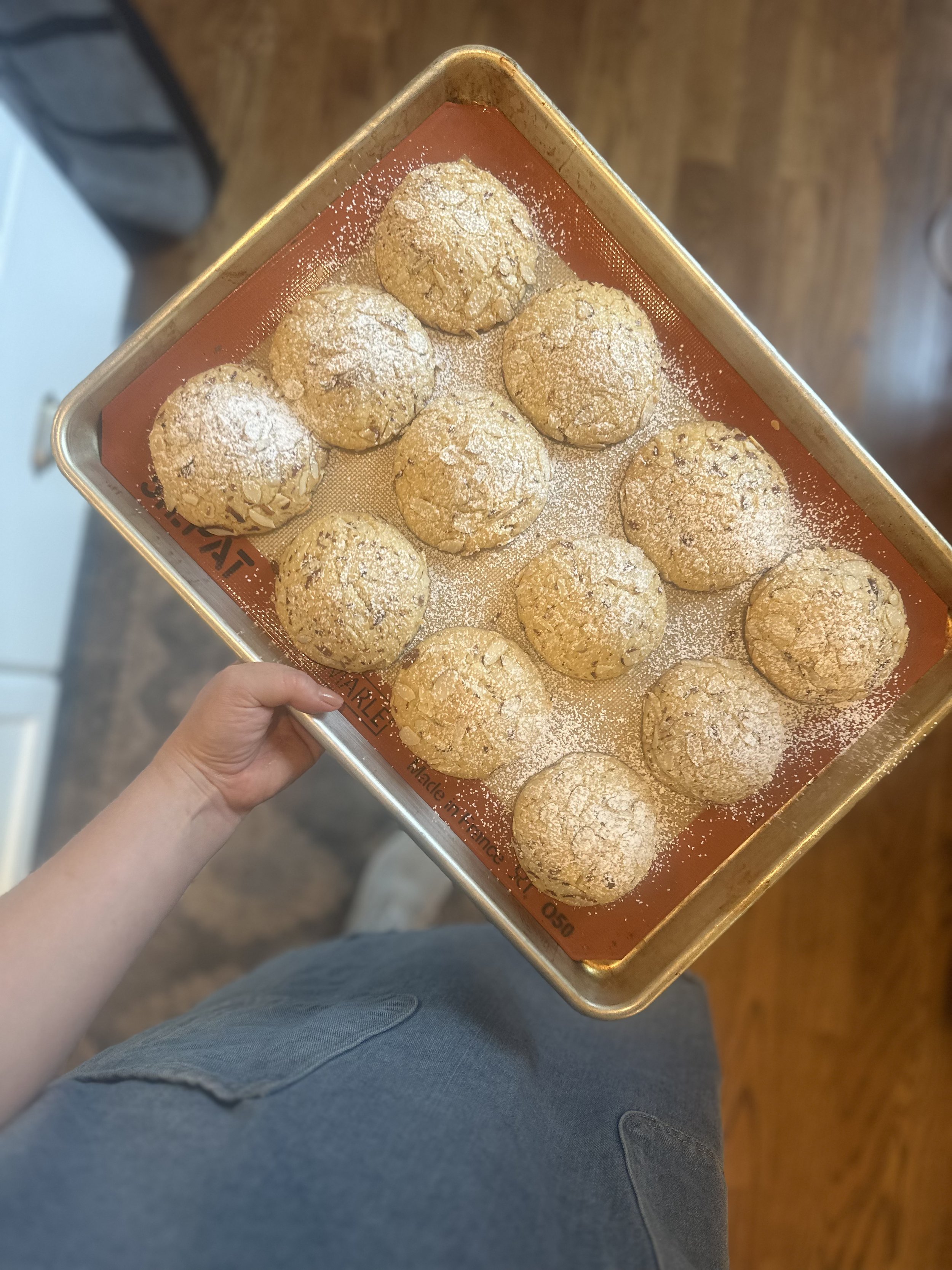 Almond Croissant Cookies