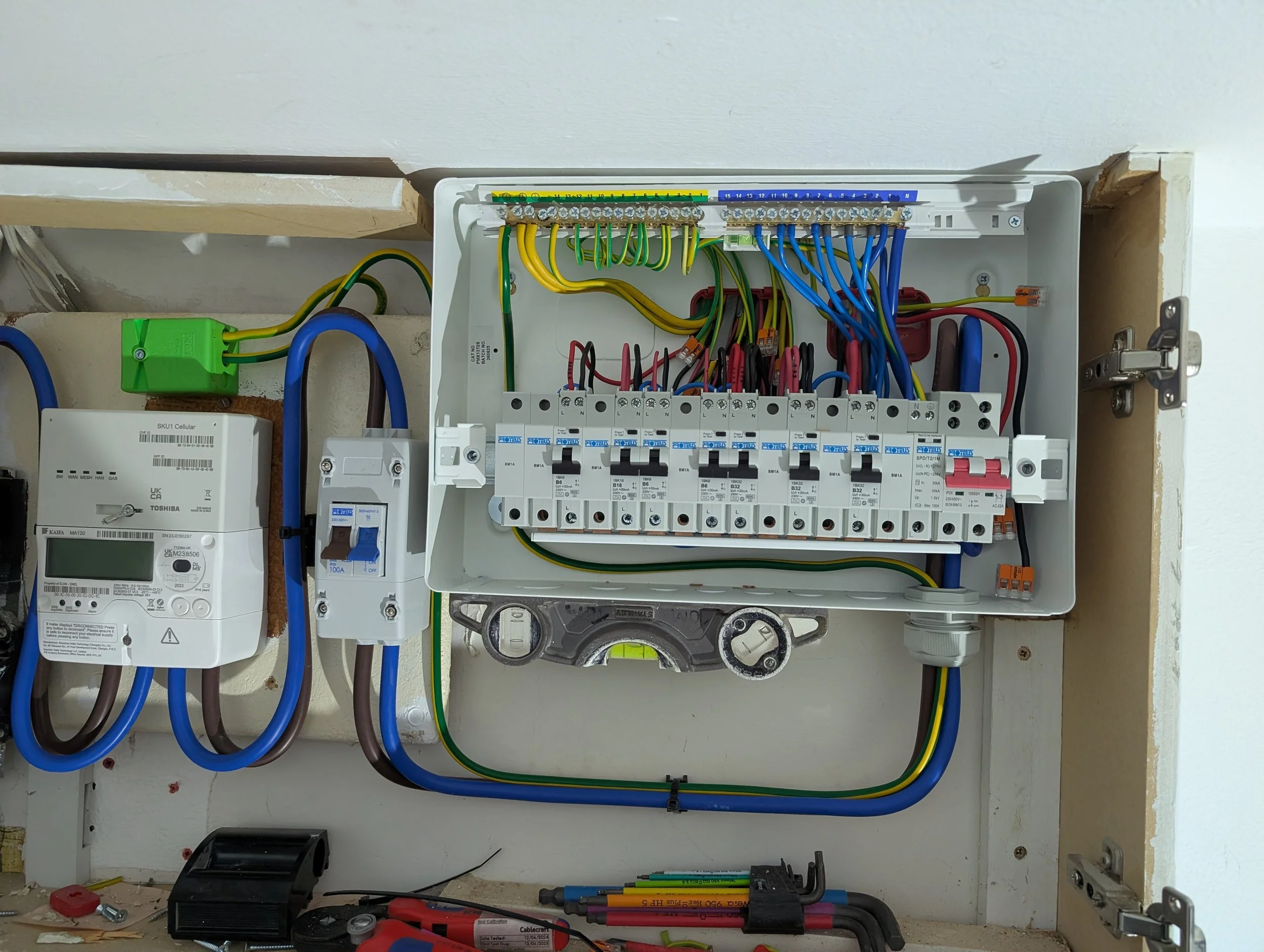 New fuseboard installation in Oxford