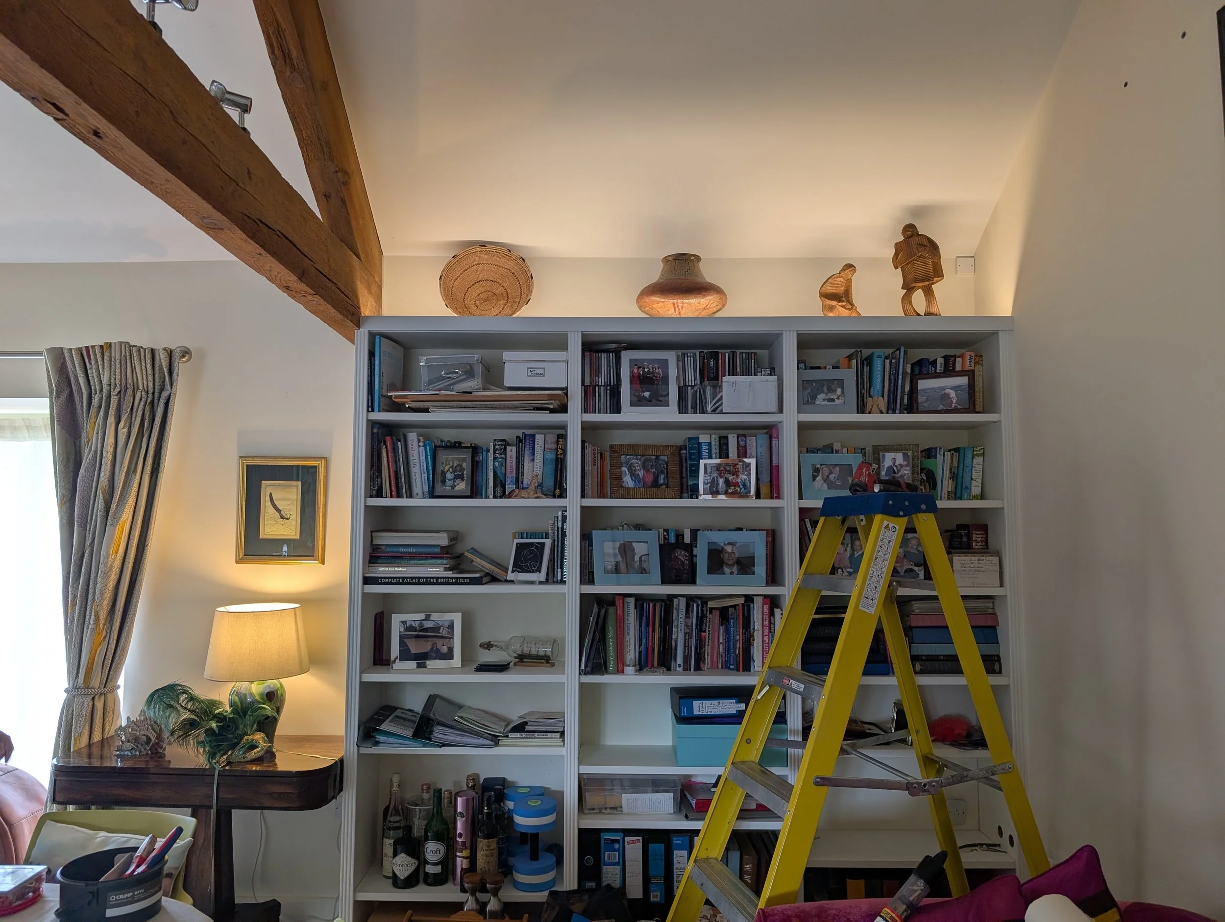 LED strip uplighting installed in Oxfordshire