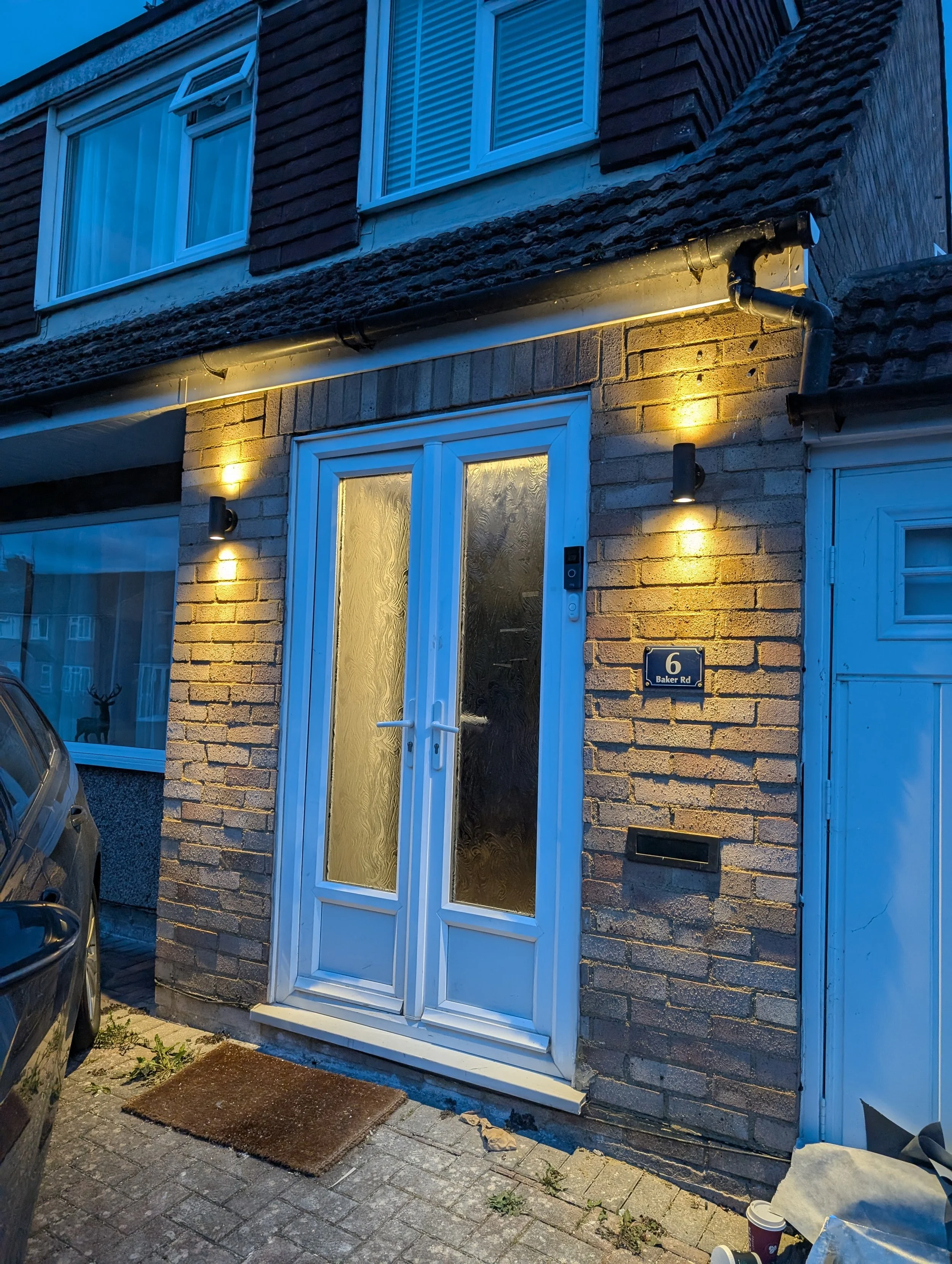 Outside Up Down lights added in Abingdon, Oxford